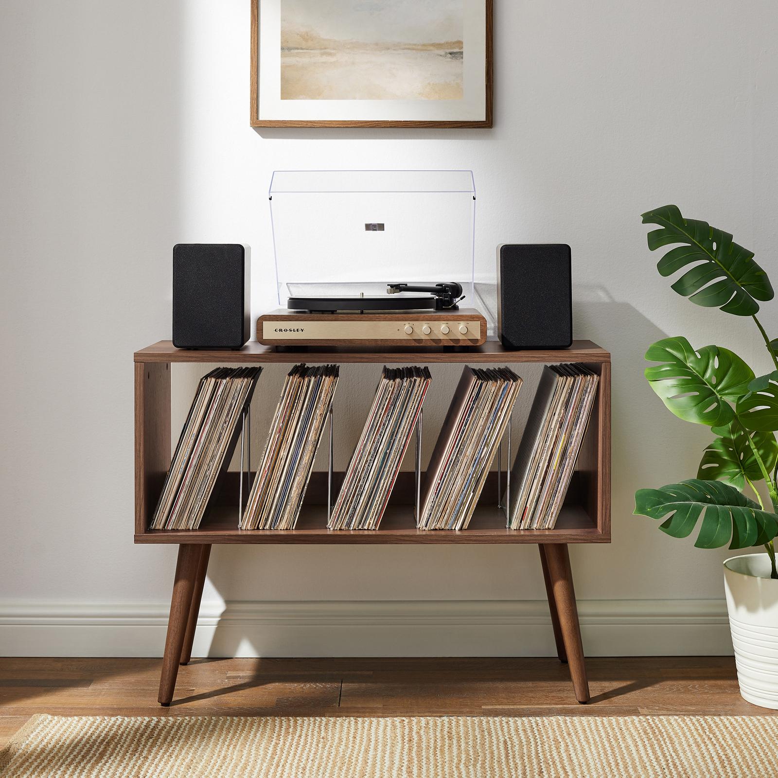 Liam Small Record Stand with Storage Console 1 Liam Small Record Stand with Storage Console