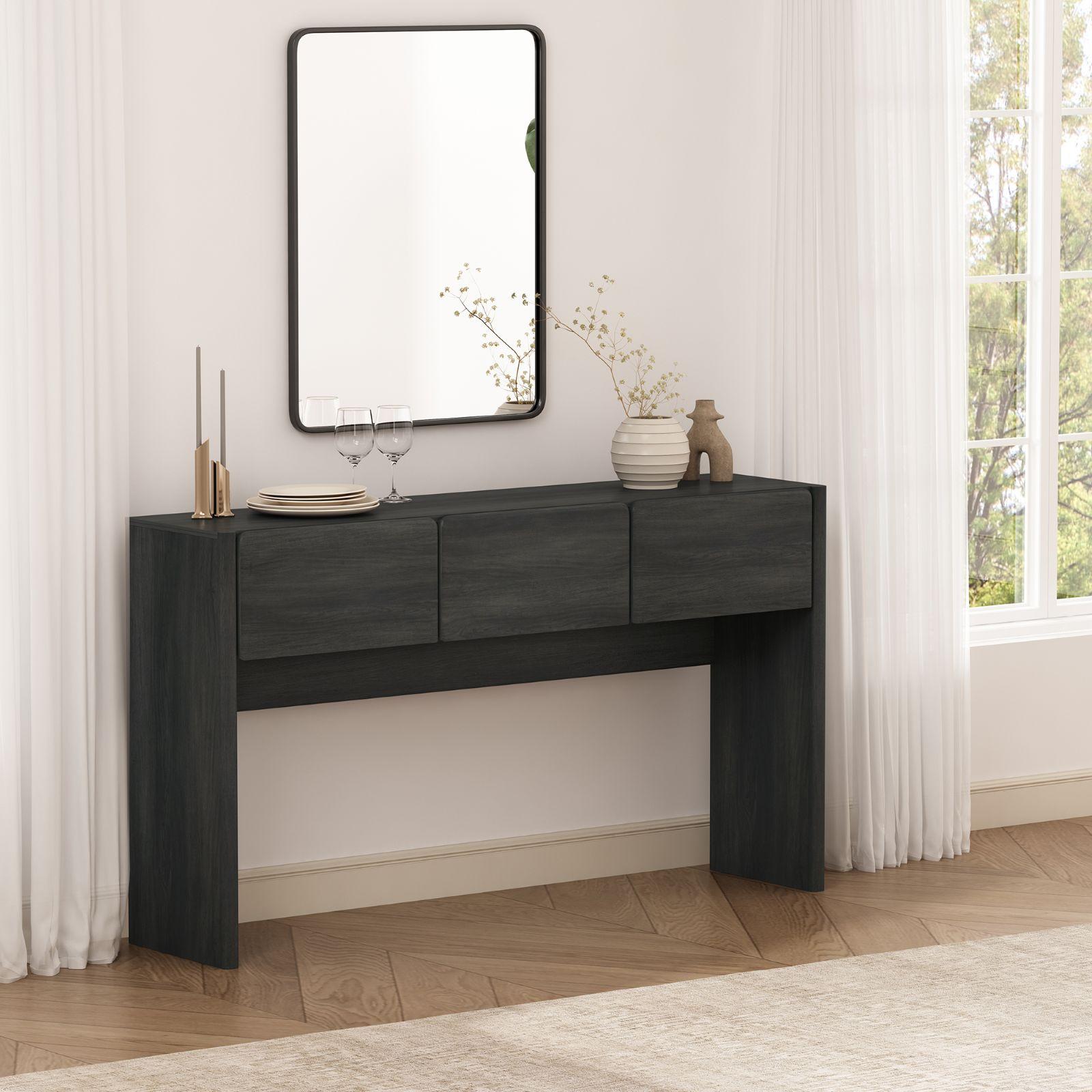 Linda 3-Drawer Console Table 4 Linda 3-Drawer Console Table