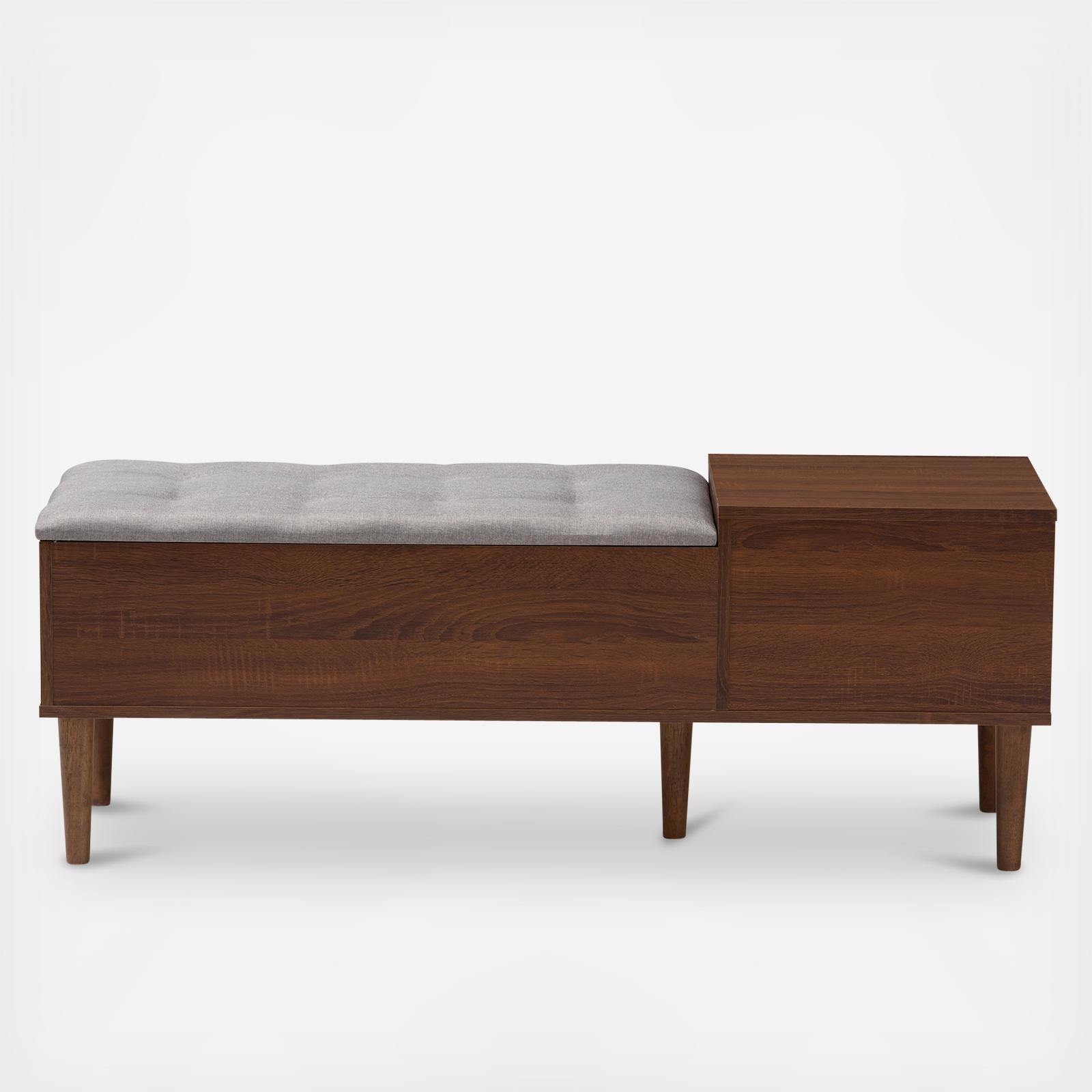 Merrick Cushioned Bench Shoe Rack Cabinet Organizer 3 Merrick Cushioned Bench Shoe Rack Cabinet Organizer