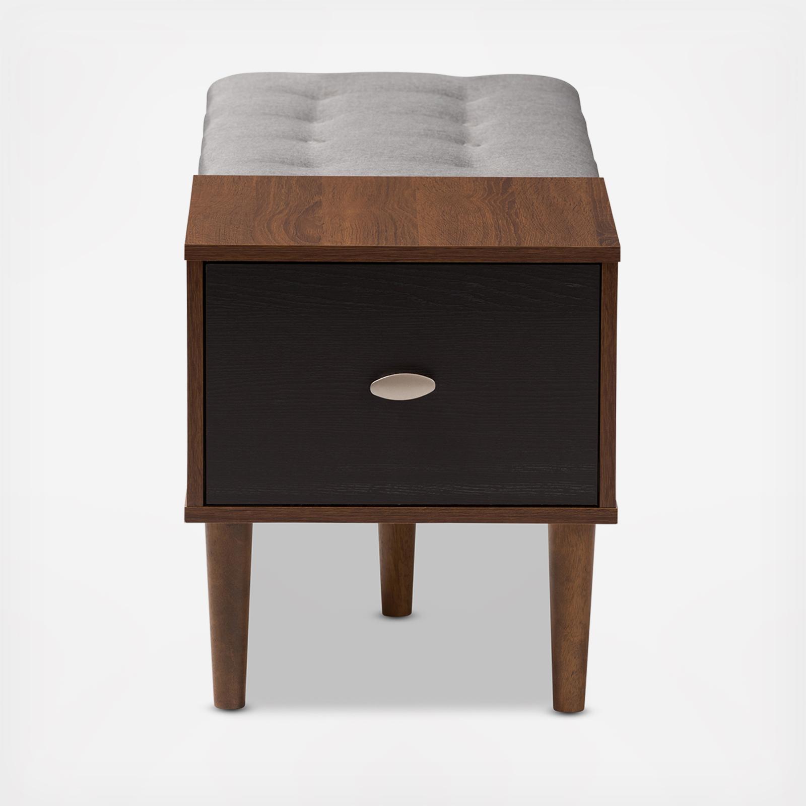 Merrick Cushioned Bench Shoe Rack Cabinet Organizer 5 Merrick Cushioned Bench Shoe Rack Cabinet Organizer
