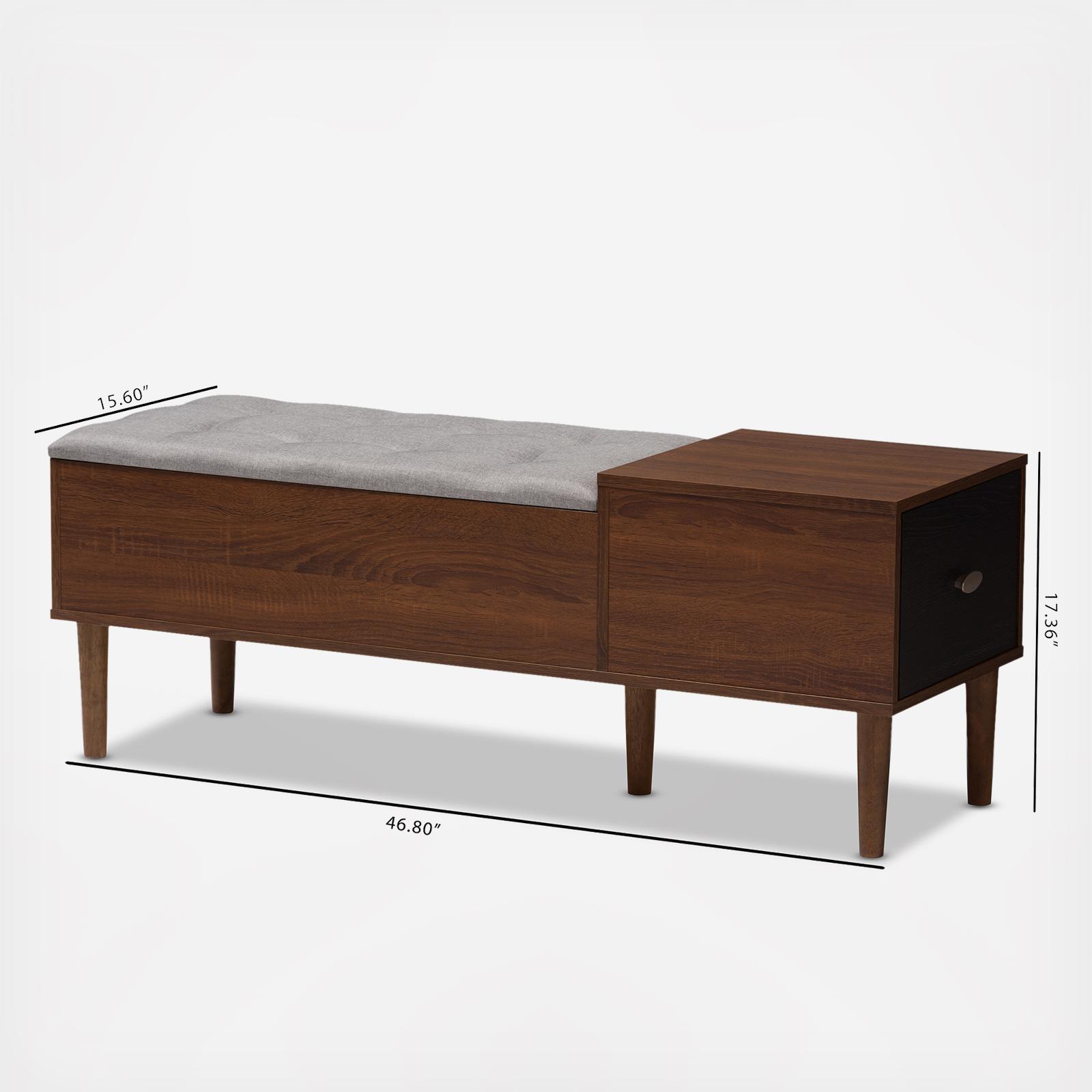 Merrick Cushioned Bench Shoe Rack Cabinet Organizer 8 Merrick Cushioned Bench Shoe Rack Cabinet Organizer