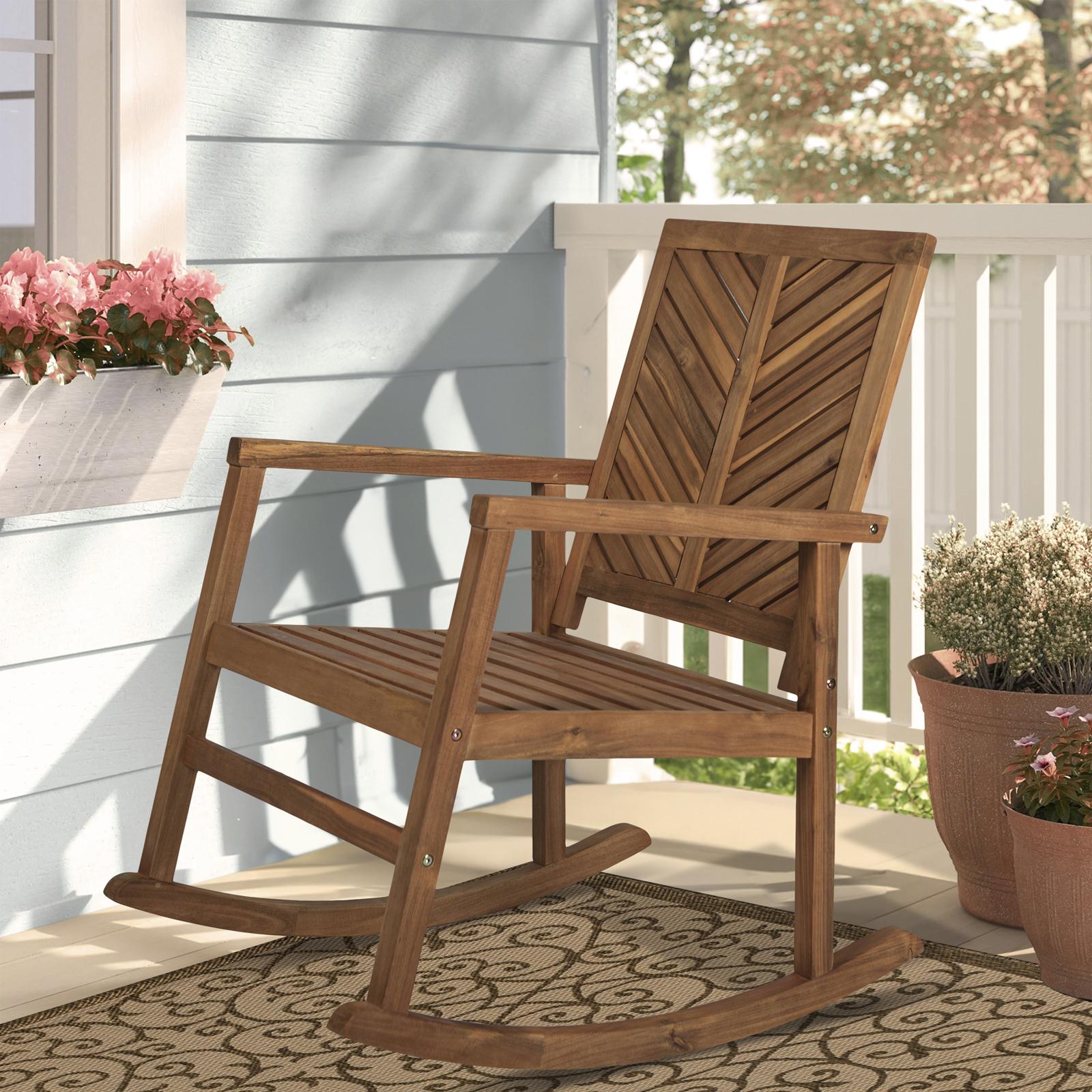 Ned Modern Patio Outdoor Rocking Chair 1 Ned Modern Patio Outdoor Rocking Chair