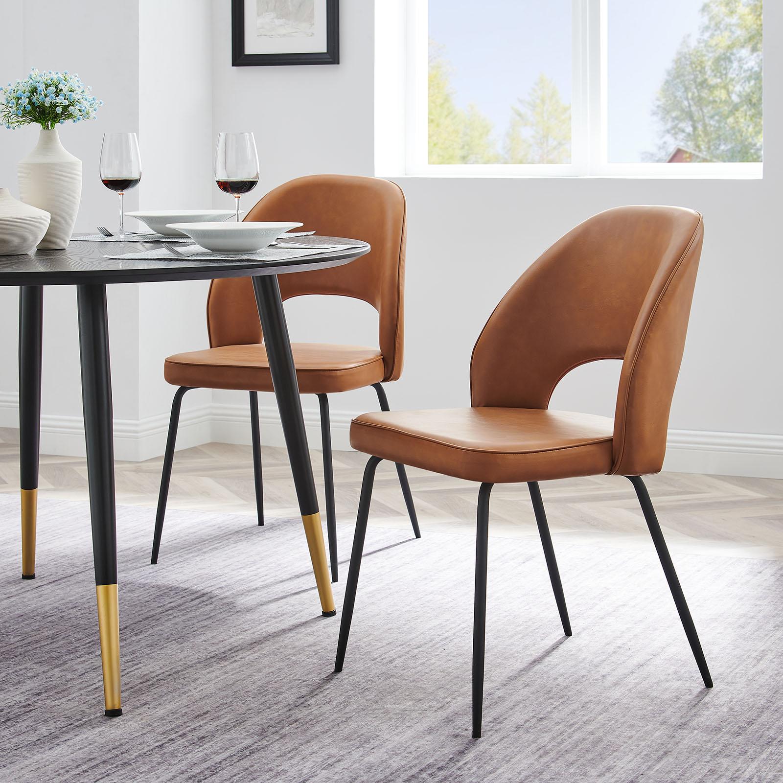 Nico Vegan Leather Dining Chair, Set of 2 14 Nico Vegan Leather Dining Chair, Set of 2