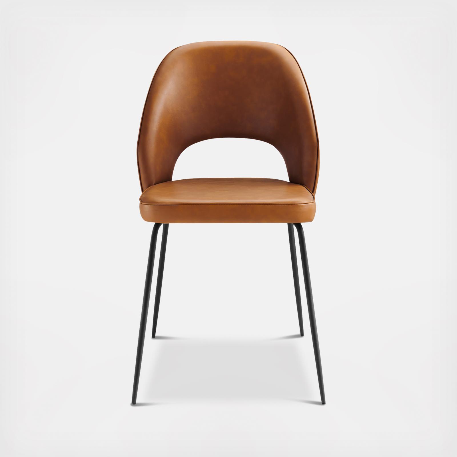 Nico Vegan Leather Dining Chair, Set of 2 4 Nico Vegan Leather Dining Chair, Set of 2