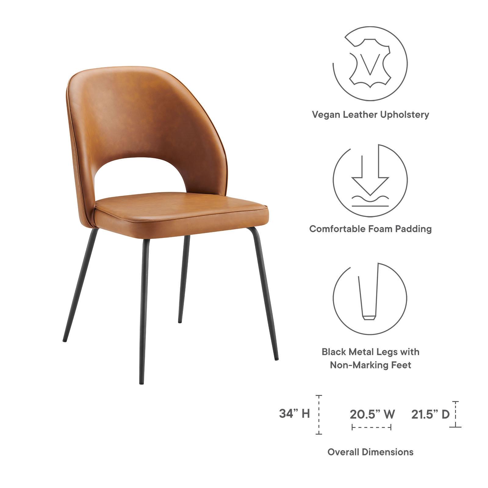 Nico Vegan Leather Dining Chair, Set of 2 8 Nico Vegan Leather Dining Chair, Set of 2