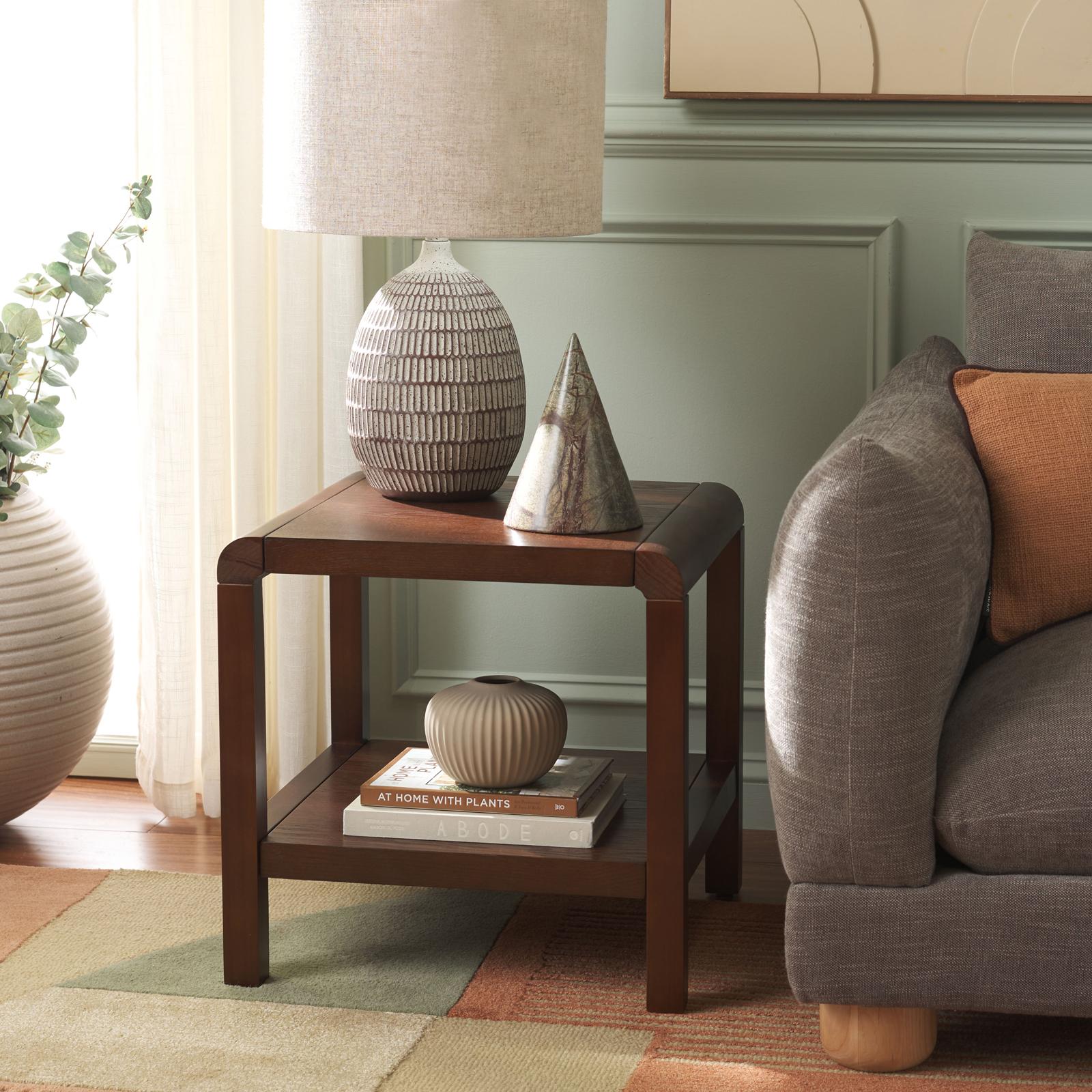 Omara 1-Shelf Side Table 1 Omara 1-Shelf Side Table