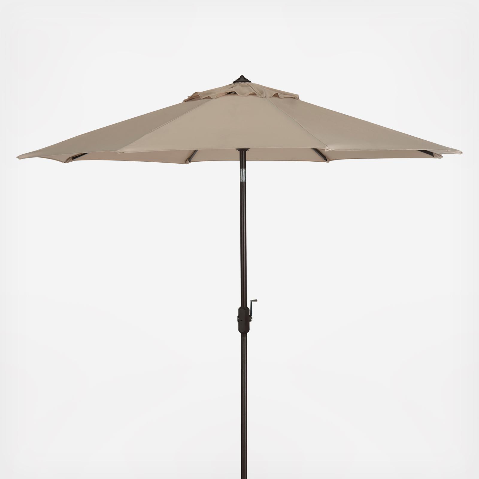 Ortego Auto Tilt Crank Outdoor Umbrella