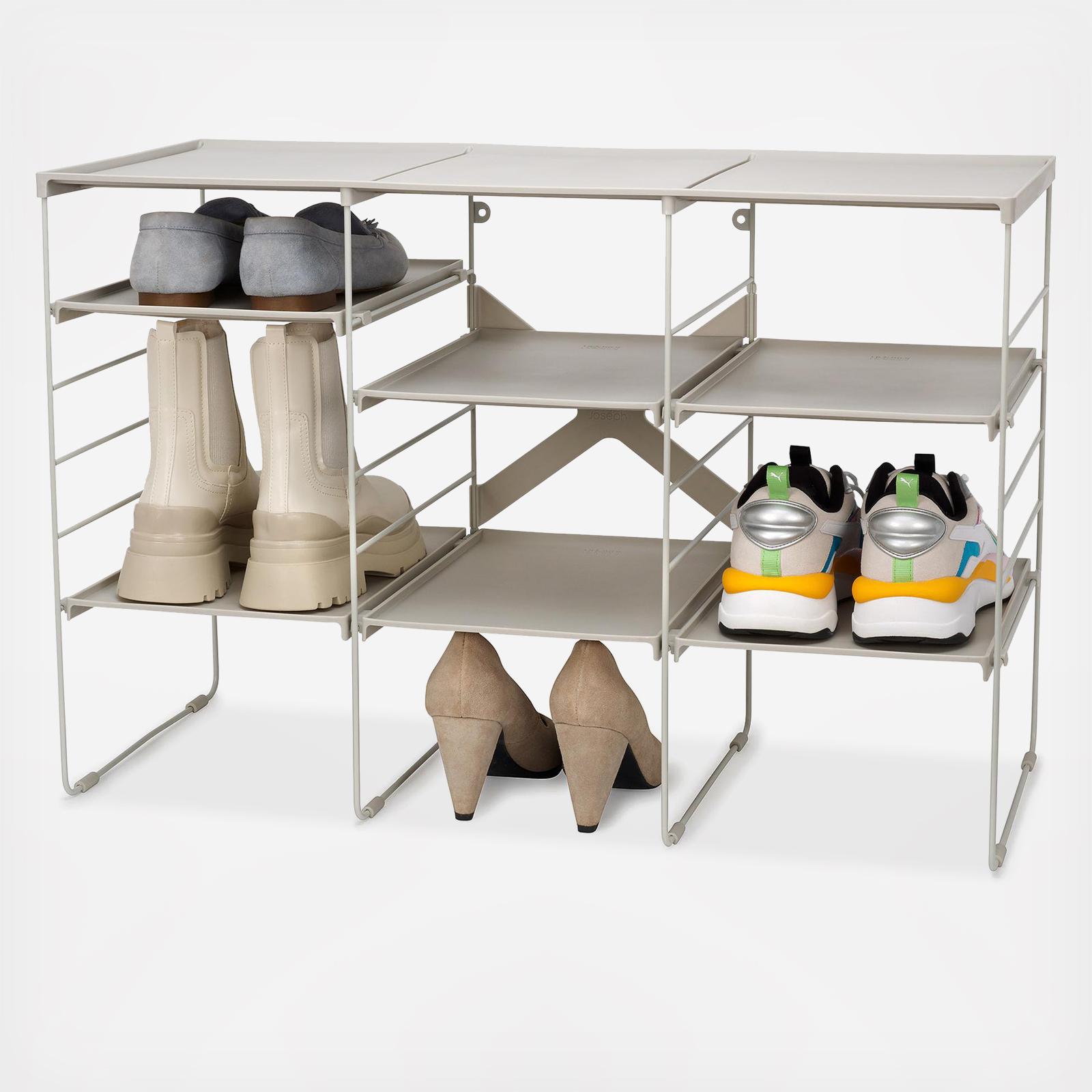Level Plus 3-Tier Adjustable Shoe Rack