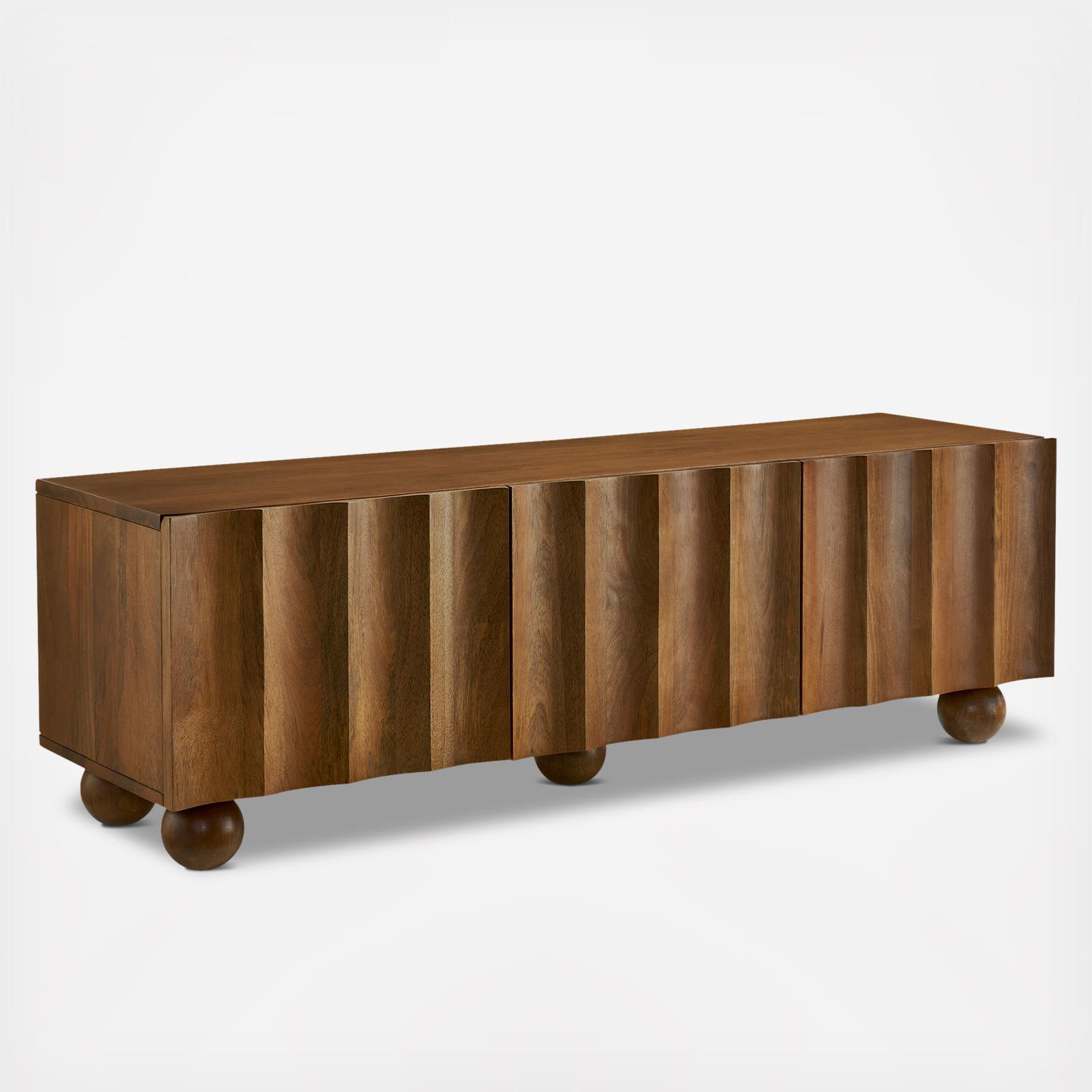 Sorren Scalloped 54 in. TV Stand 2 Sorren Scalloped 54 in. TV Stand
