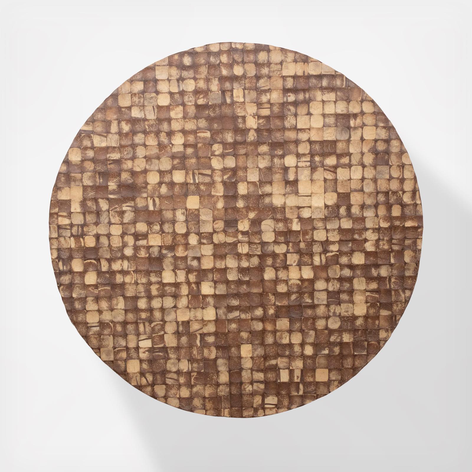 Mila Coconut Shell Pedestal Coffee Table 3 Mila Coconut Shell Pedestal Coffee Table