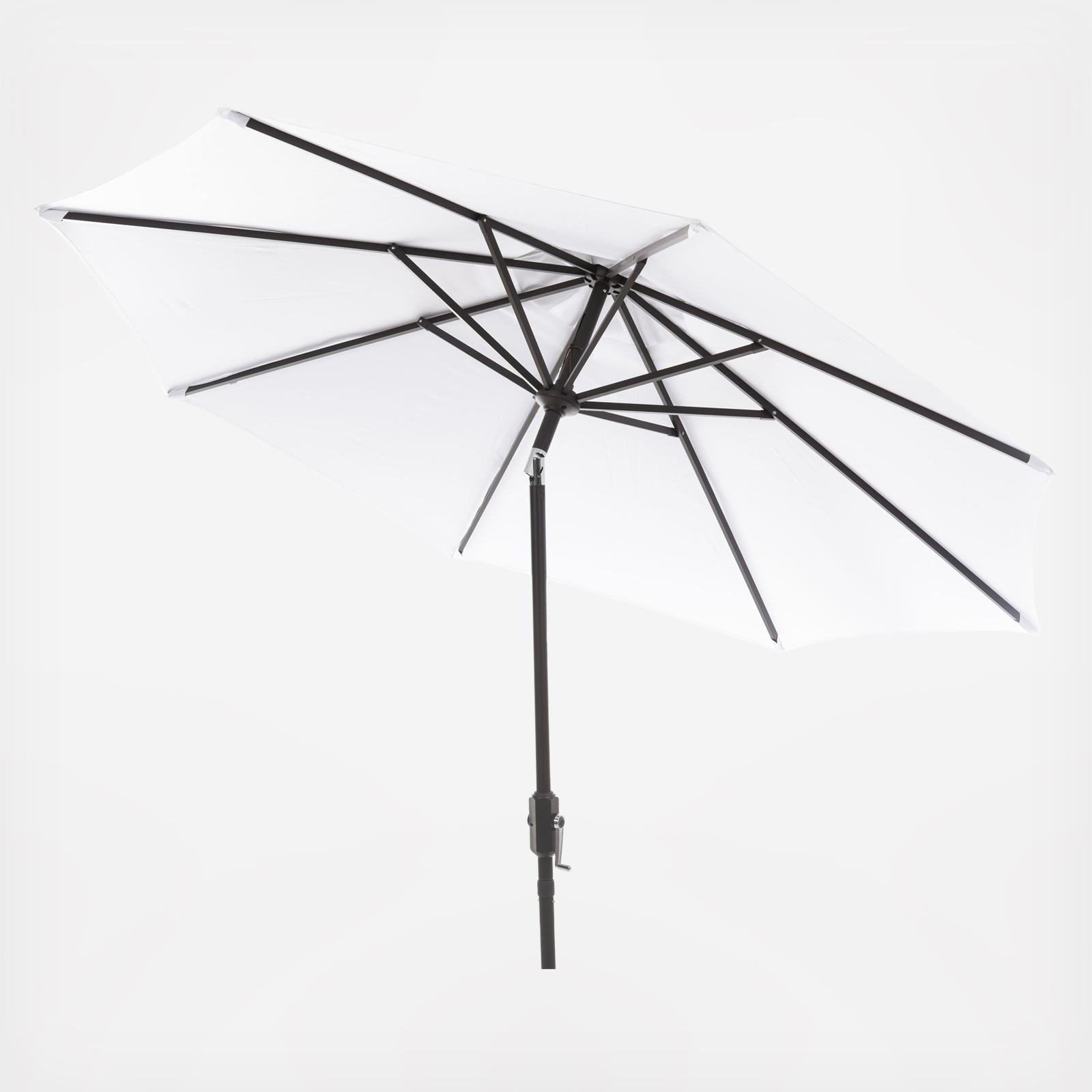 UV Resistant Ortega Auto Tilt Crank Umbrella