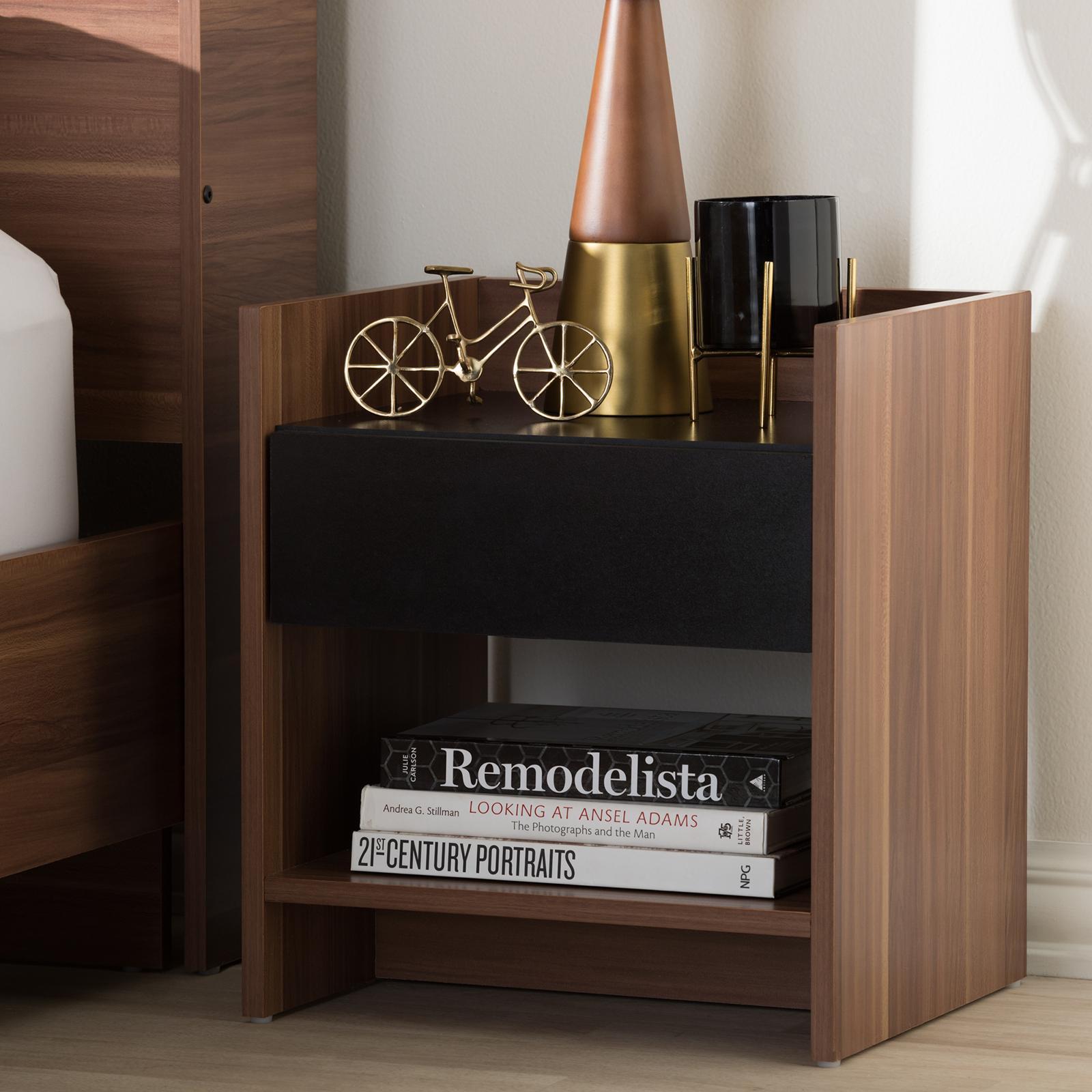 Contemporary 1-Drawer Nightstand 12 Contemporary 1-Drawer Nightstand