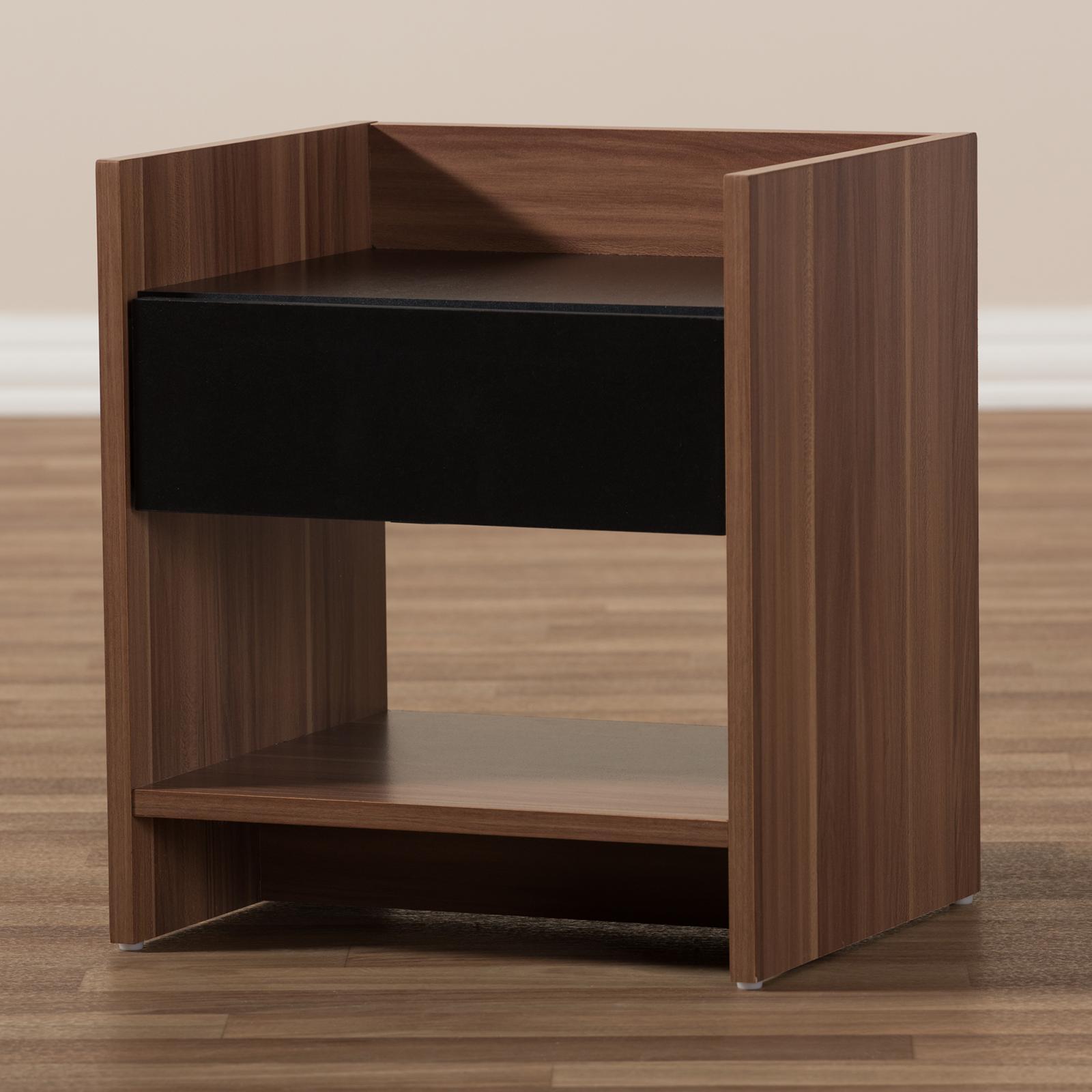Contemporary 1-Drawer Nightstand