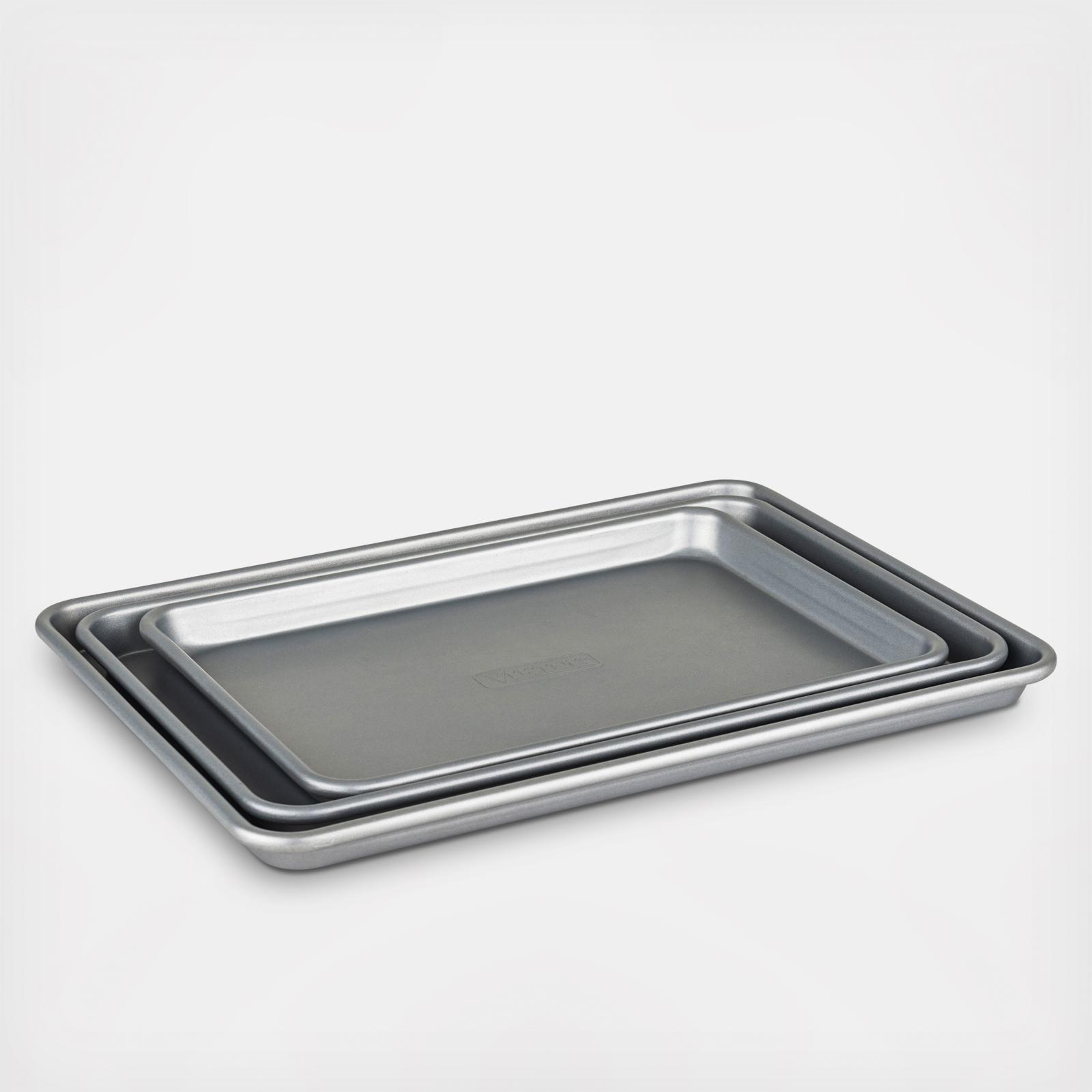 3-Piece Nonstick Baking Sheet Set 2 3-Piece Nonstick Baking Sheet Set