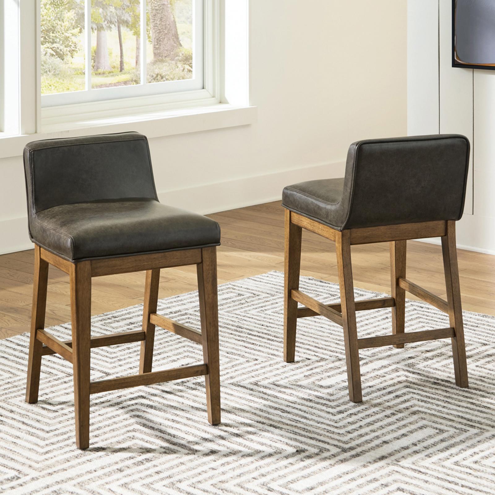 Cabalynn Counter Height Upholstered Barstool, Set of 2 10 Cabalynn Counter Height Upholstered Barstool, Set of 2