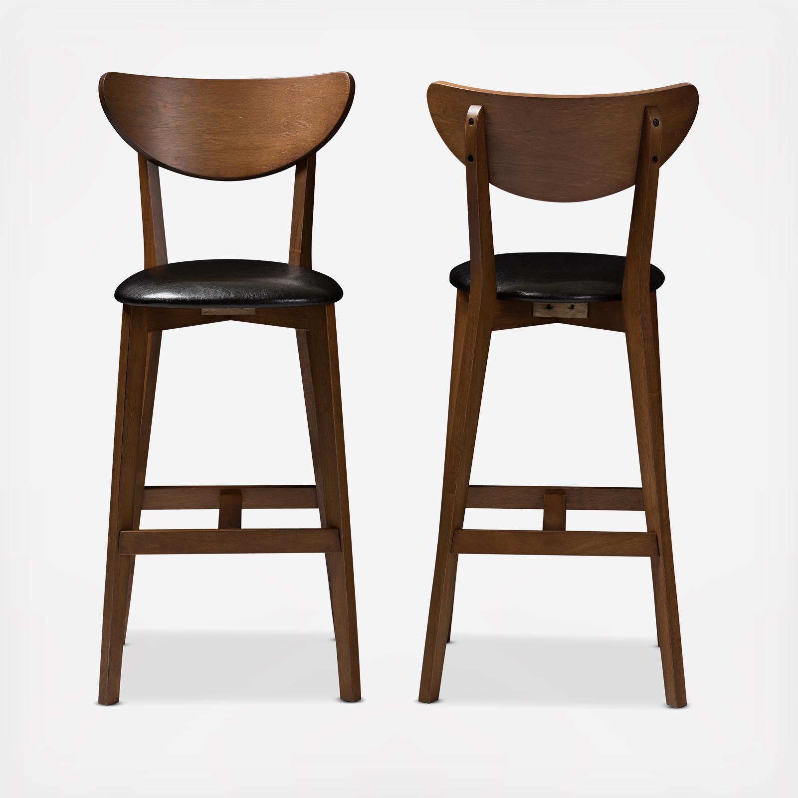 Eline Bar Stool, Set of 2