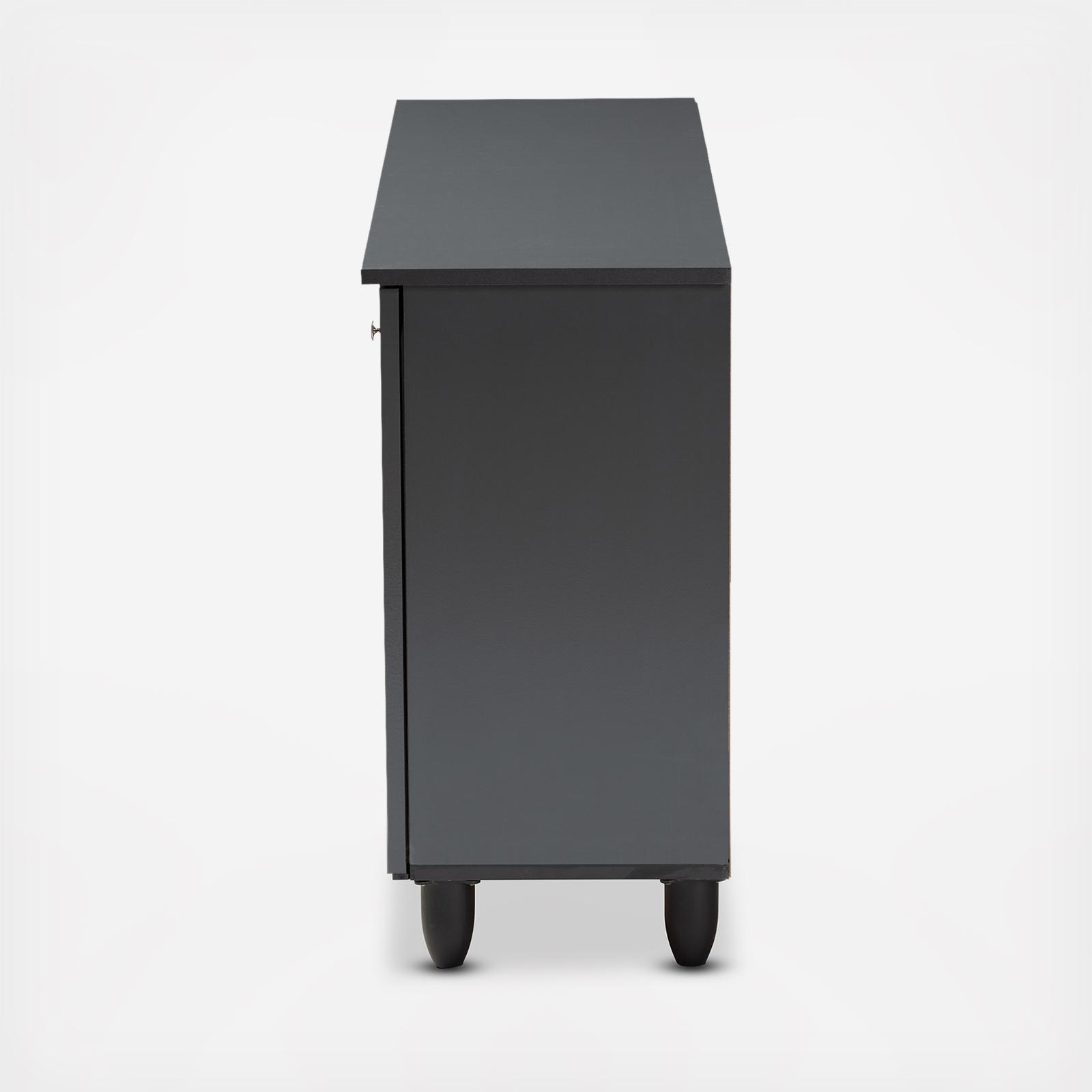 Fernanda 3-Door Wooden Entryway Shoe Storage Cabinet 7 Fernanda 3-Door Wooden Entryway Shoe Storage Cabinet