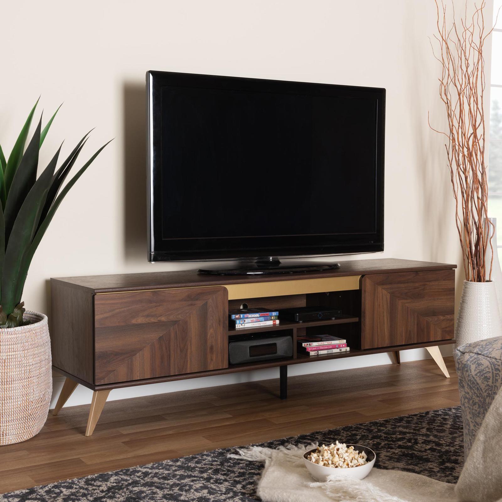 Graceland Mid-Century Modern 2-Door TV Stand