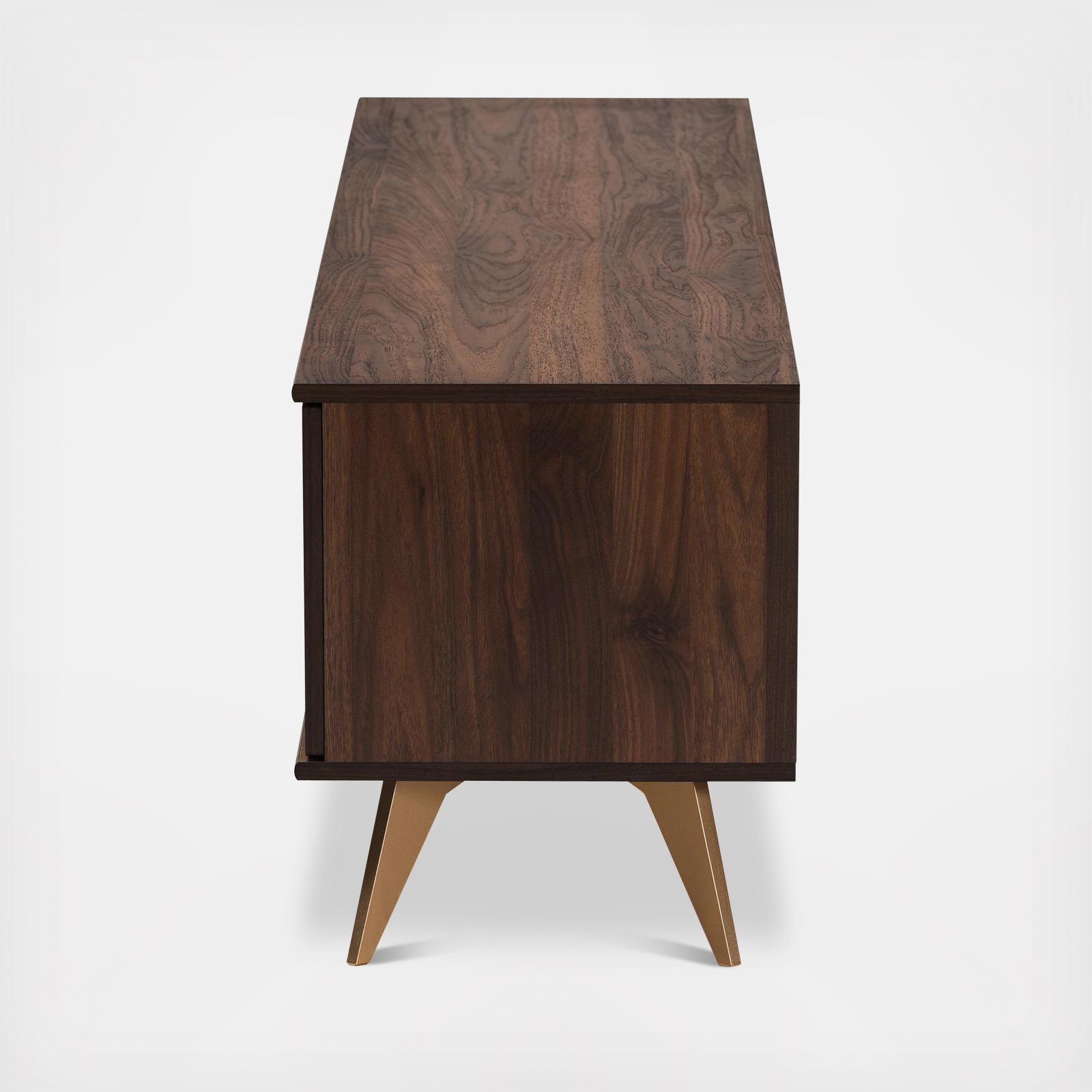 Graceland Mid-Century Modern 2-Door TV Stand 5 Graceland Mid-Century Modern 2-Door TV Stand