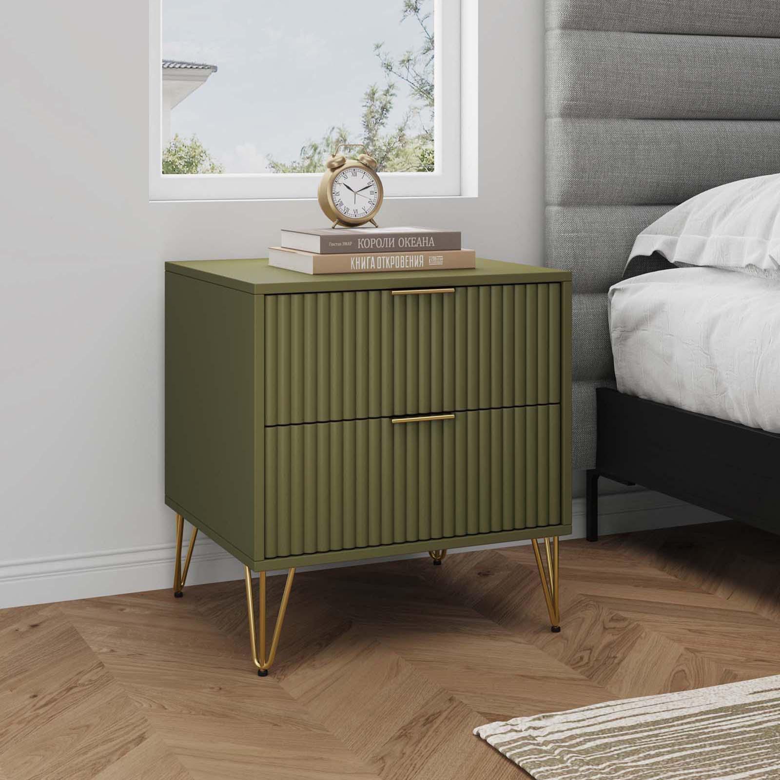 Dumbo 2.0 Modern 2-Drawer Nightstand 16 Dumbo 2.0 Modern 2-Drawer Nightstand