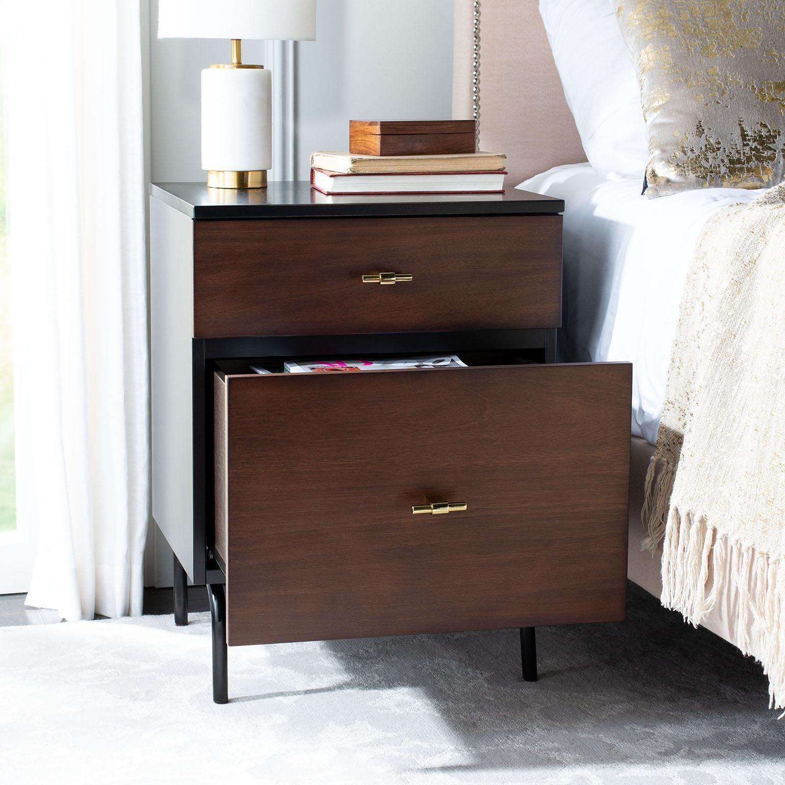 Genevieve 2-Drawer Nightstand 2 Genevieve 2-Drawer Nightstand