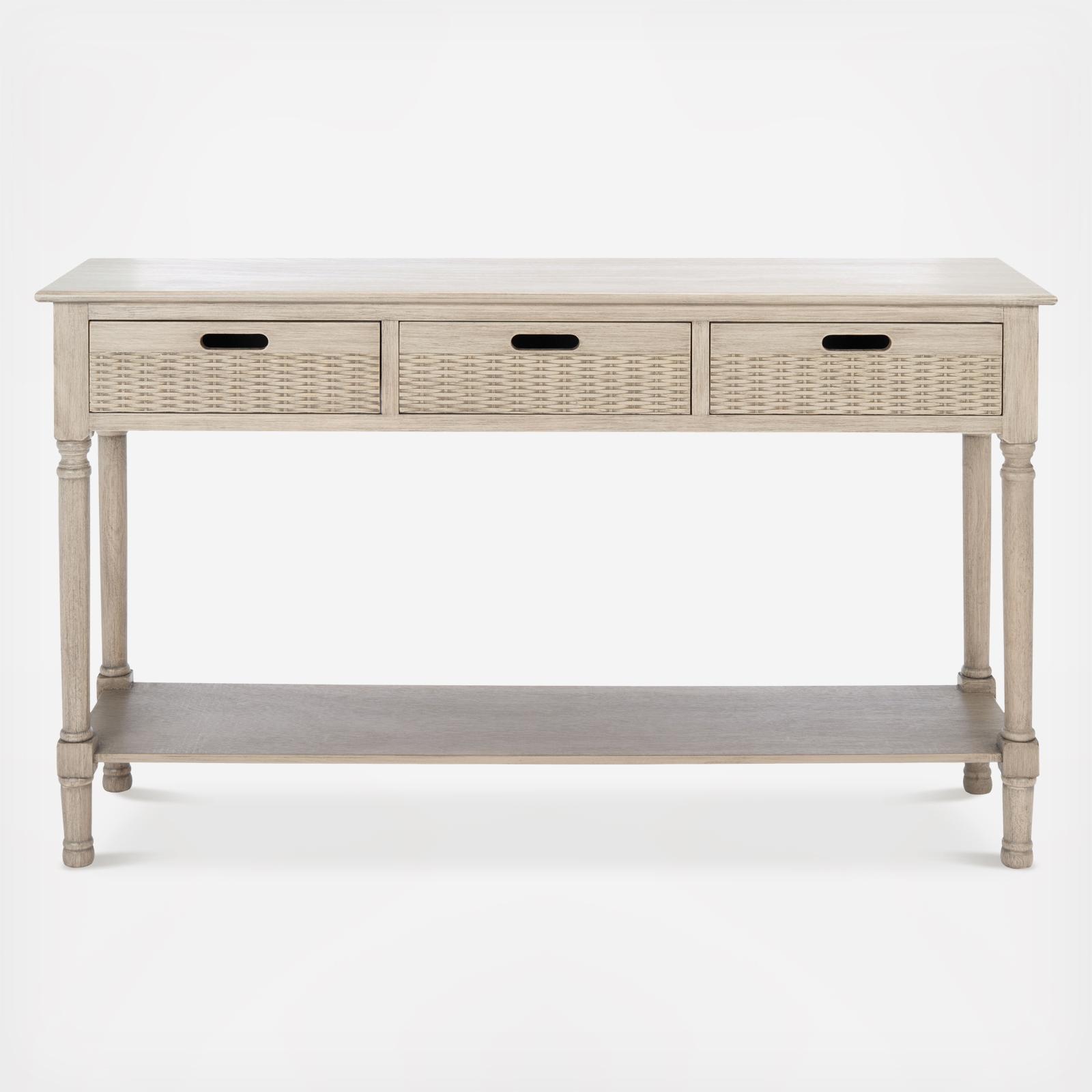 Landers 3-Drawer Console 4 Landers 3-Drawer Console