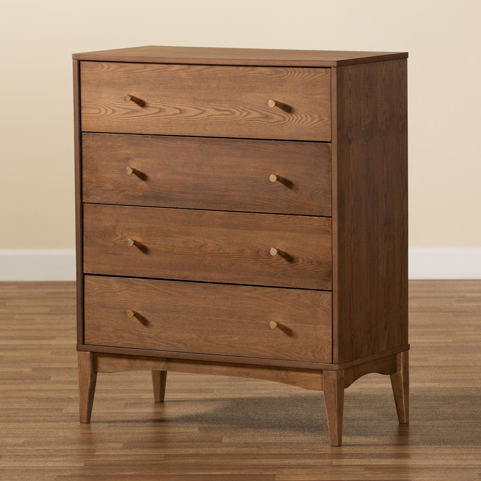 Landis 4-Drawer Mid-Century Modern Chest 2 Landis 4-Drawer Mid-Century Modern Chest
