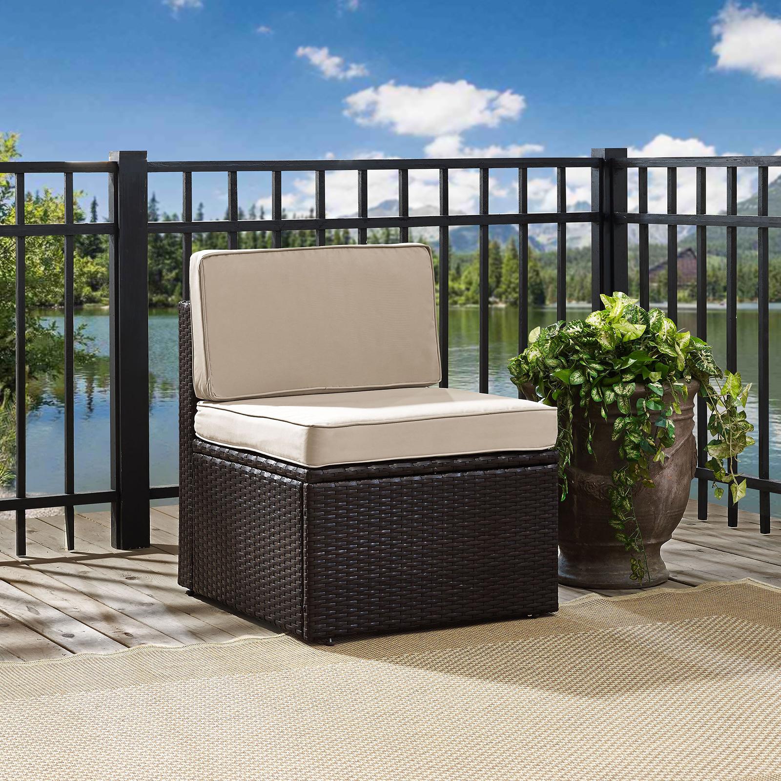Palm Harbor Outdoor Wicker Center Chair