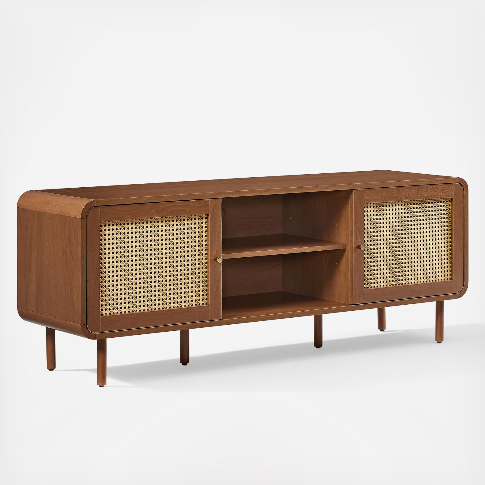 Nora Record Cabinet with Storage Console 2 Nora Record Cabinet with Storage Console