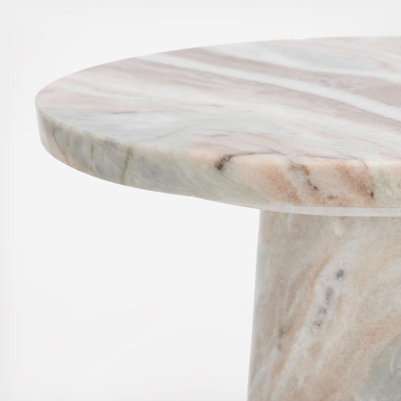 Valentia Round Marble Accent Table 5 Valentia Round Marble Accent Table