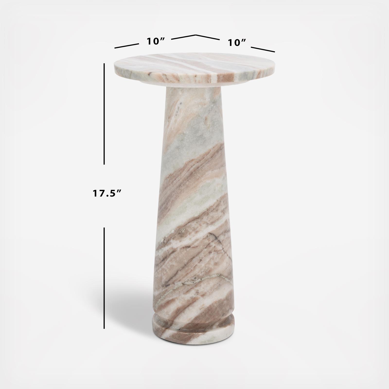 Valentia Round Marble Accent Table 7 Valentia Round Marble Accent Table