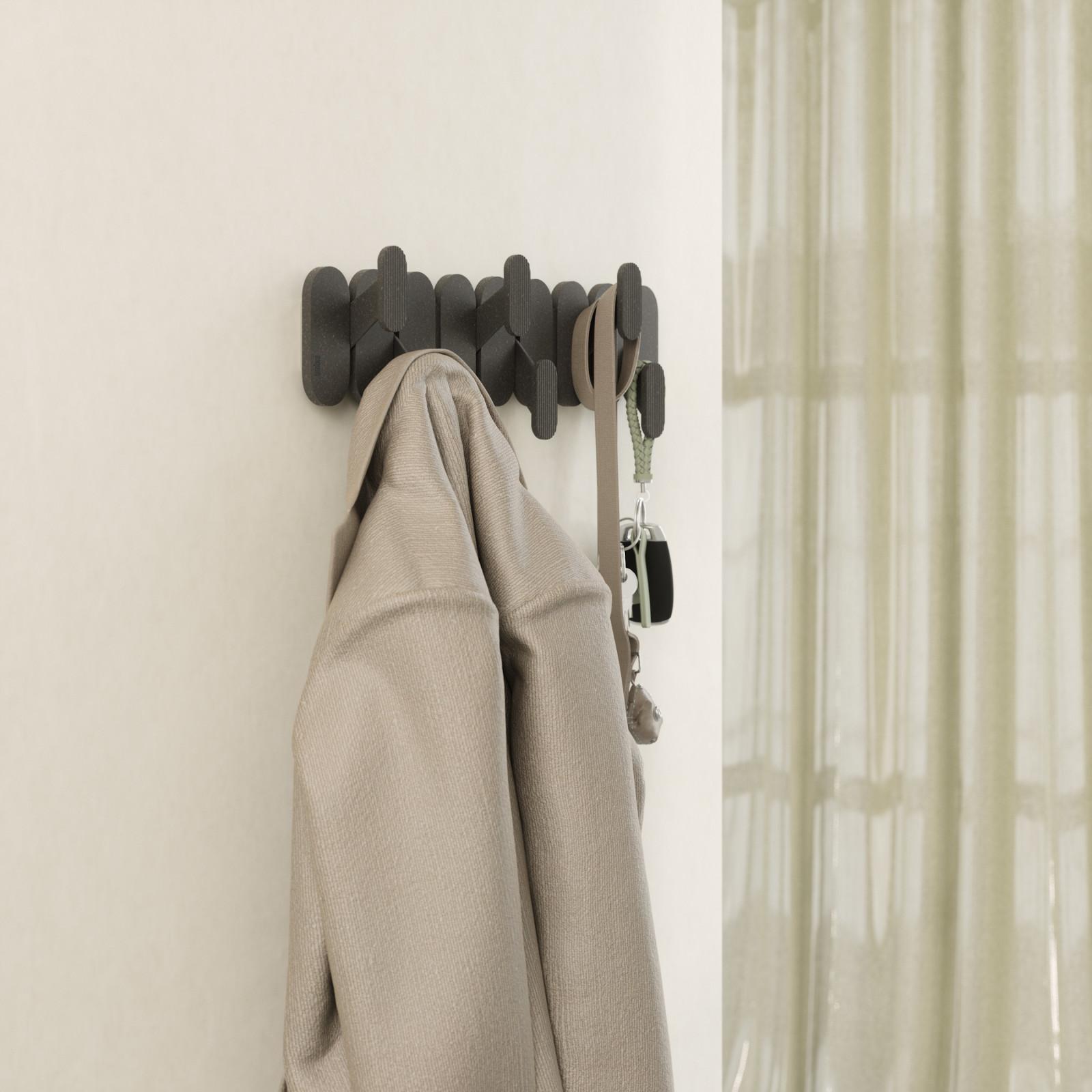 Tempo 6-Wall Hook Rack