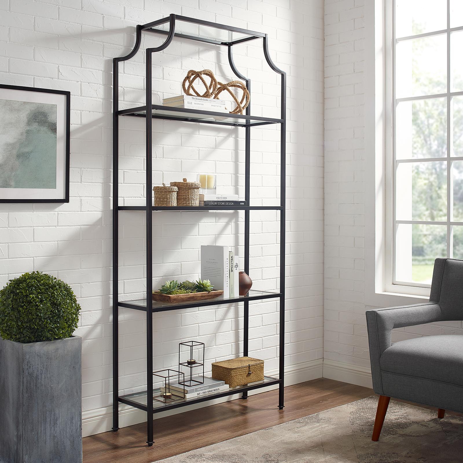 Aimee Glass Etagere 9 Aimee Glass Etagere