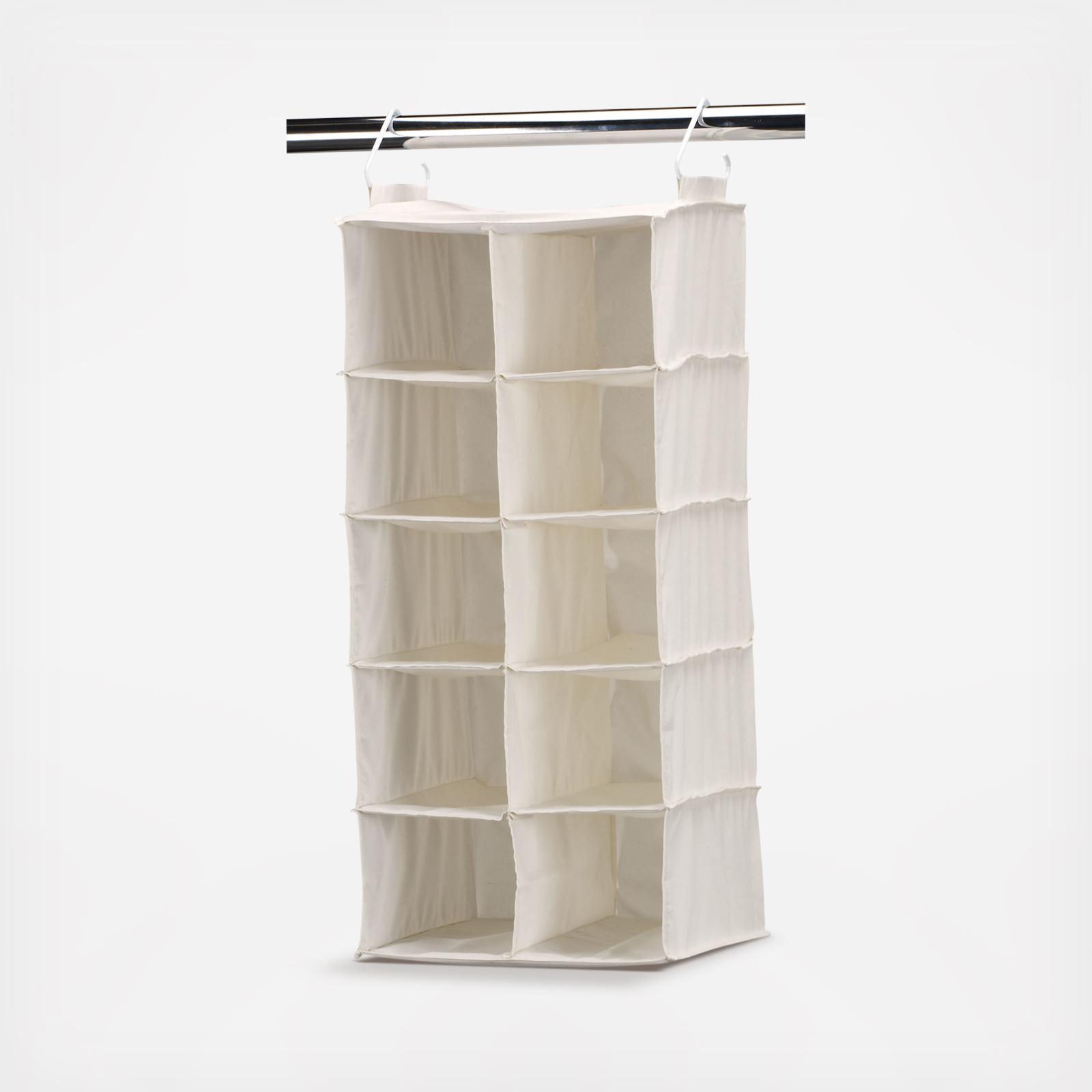 10-Pocket Hanging Closet Shoe Organizer 2 10-Pocket Hanging Closet Shoe Organizer