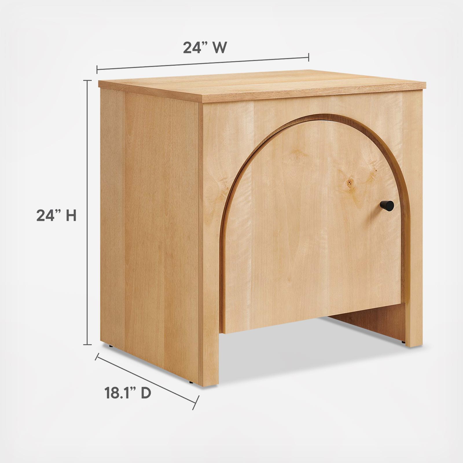 Appia Arched Door Nightstand 8 Appia Arched Door Nightstand