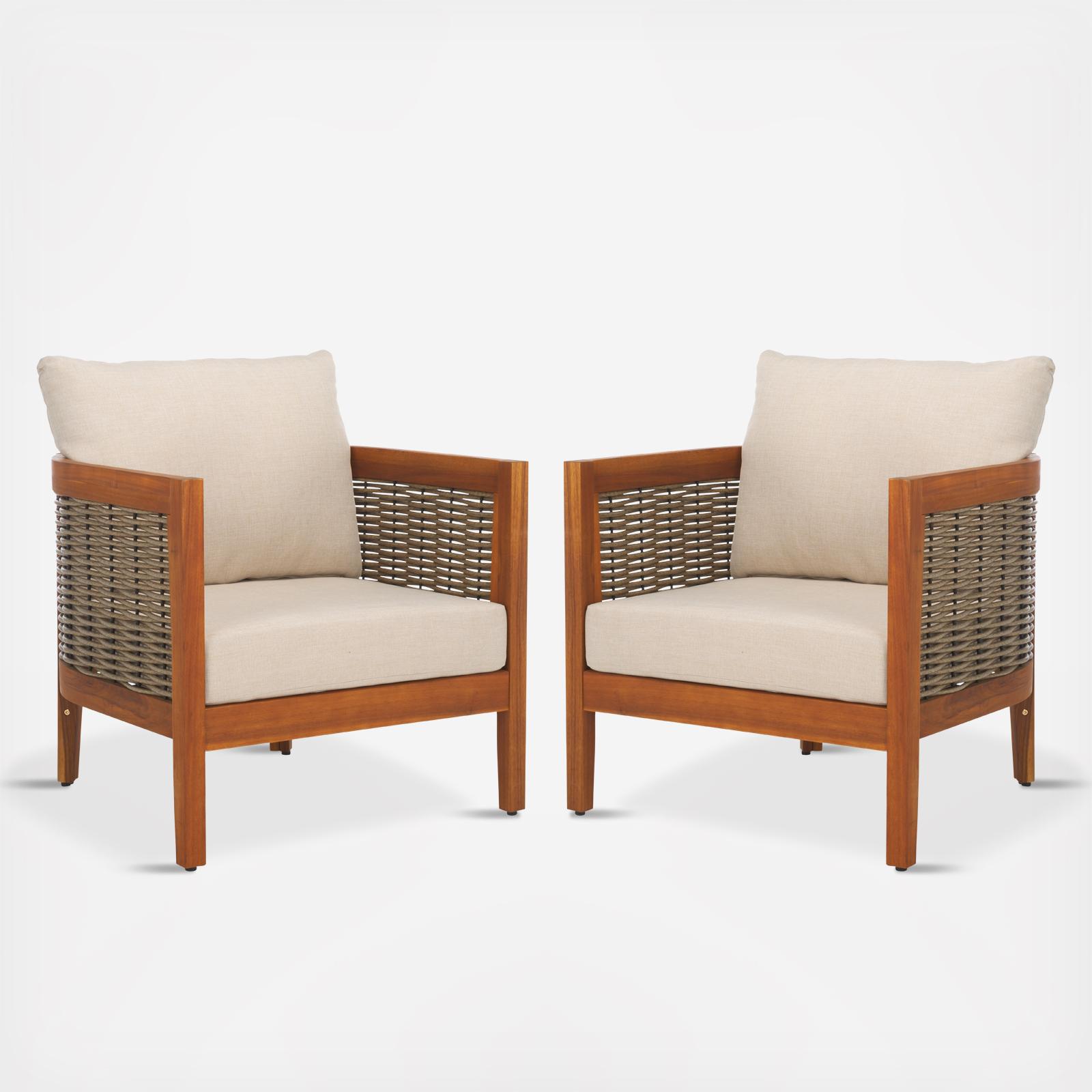 Amanda Accent Chair, Set of 2 2 Amanda Accent Chair, Set of 2