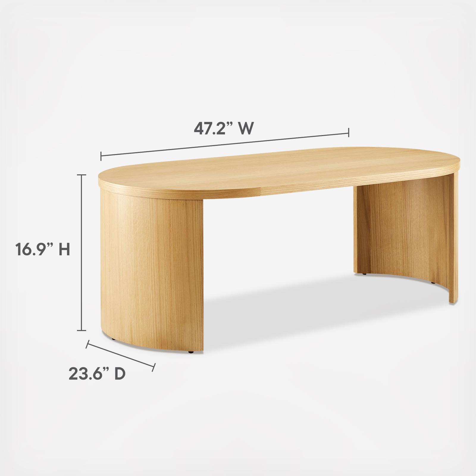Aspect Oval Coffee Table 8 Aspect Oval Coffee Table