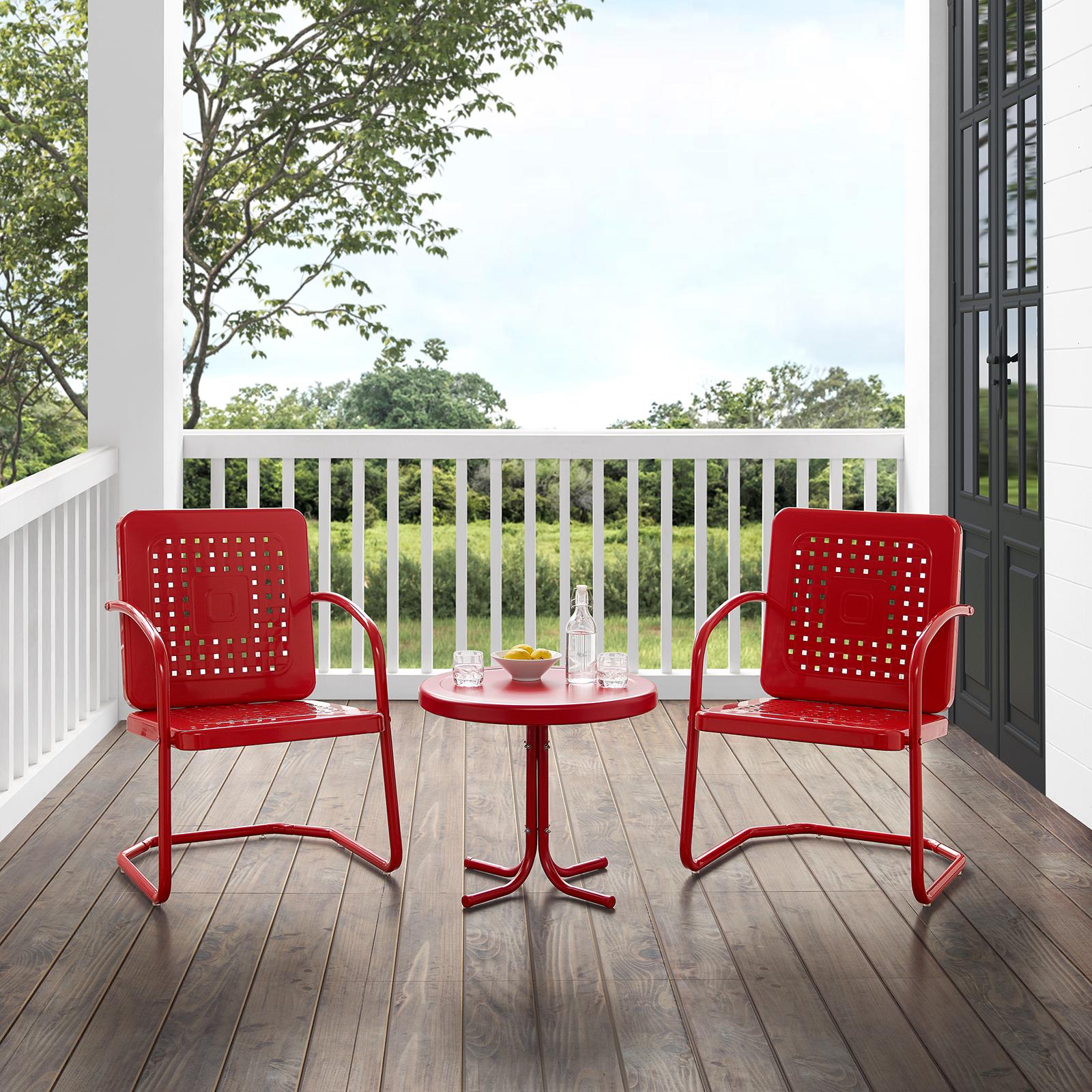 Bates 3-Piece Outdoor Chair Set 1 Bates 3-Piece Outdoor Chair Set