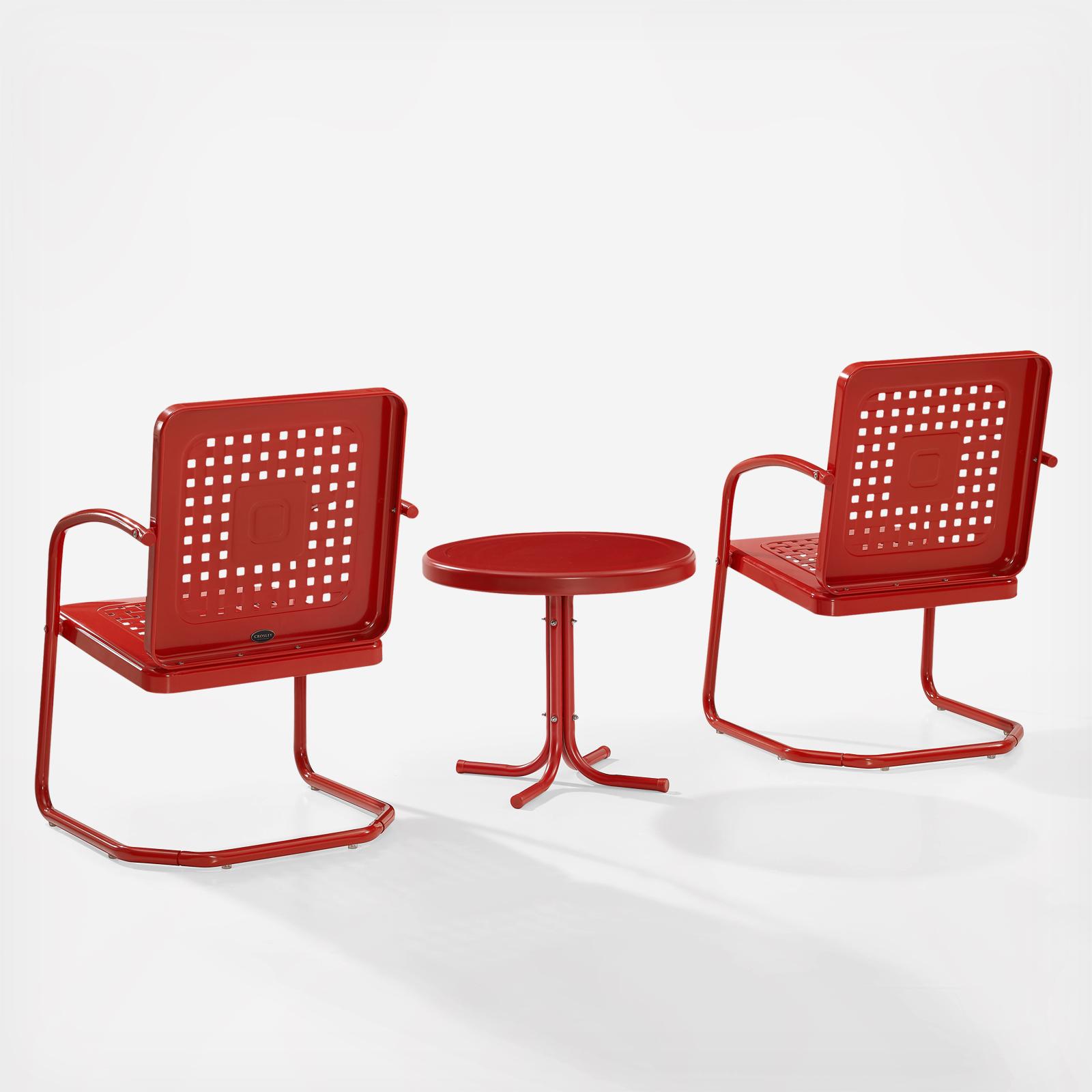 Bates 3-Piece Outdoor Chair Set 4 Bates 3-Piece Outdoor Chair Set