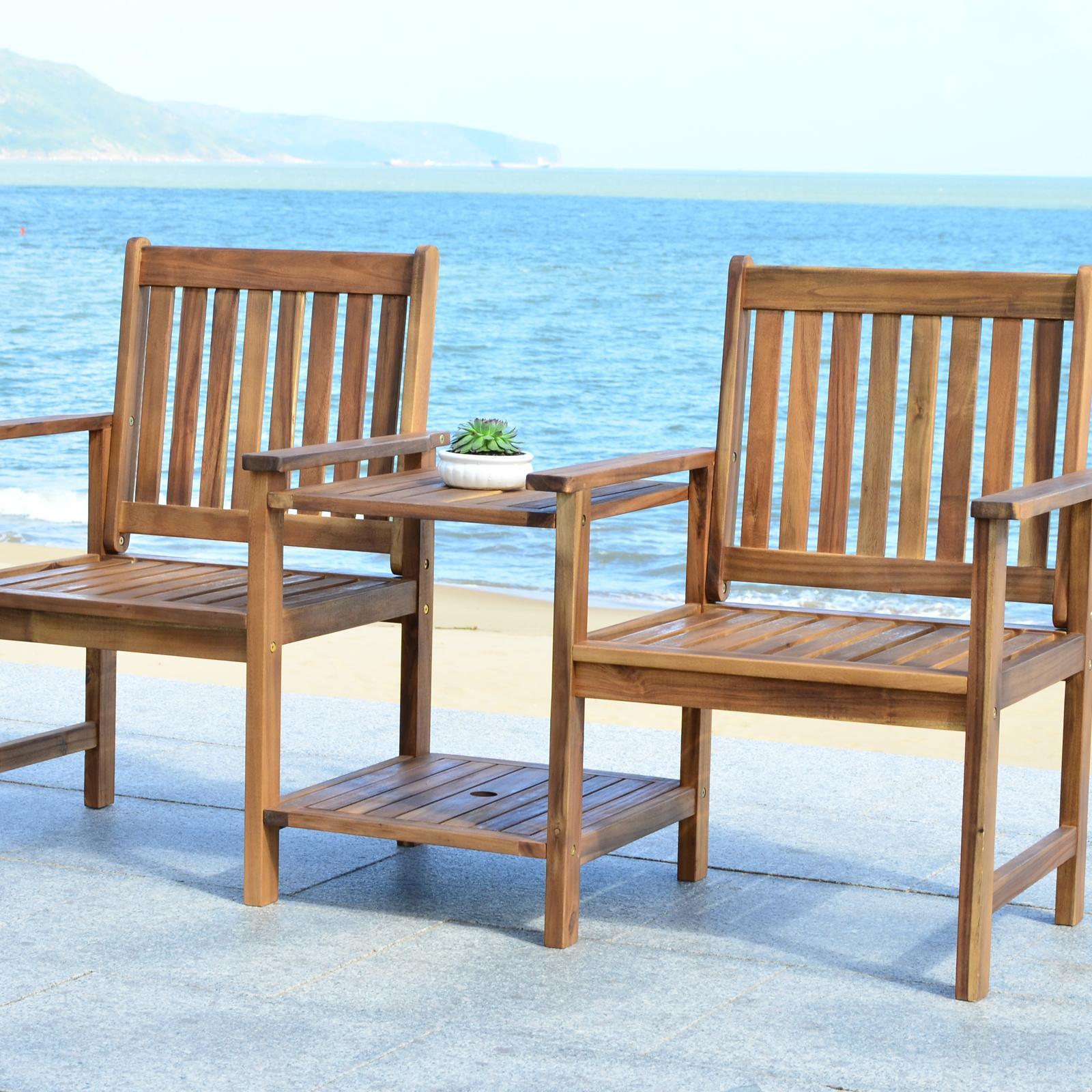 Brea Twin Seat Outdoor Bench 8 Brea Twin Seat Outdoor Bench