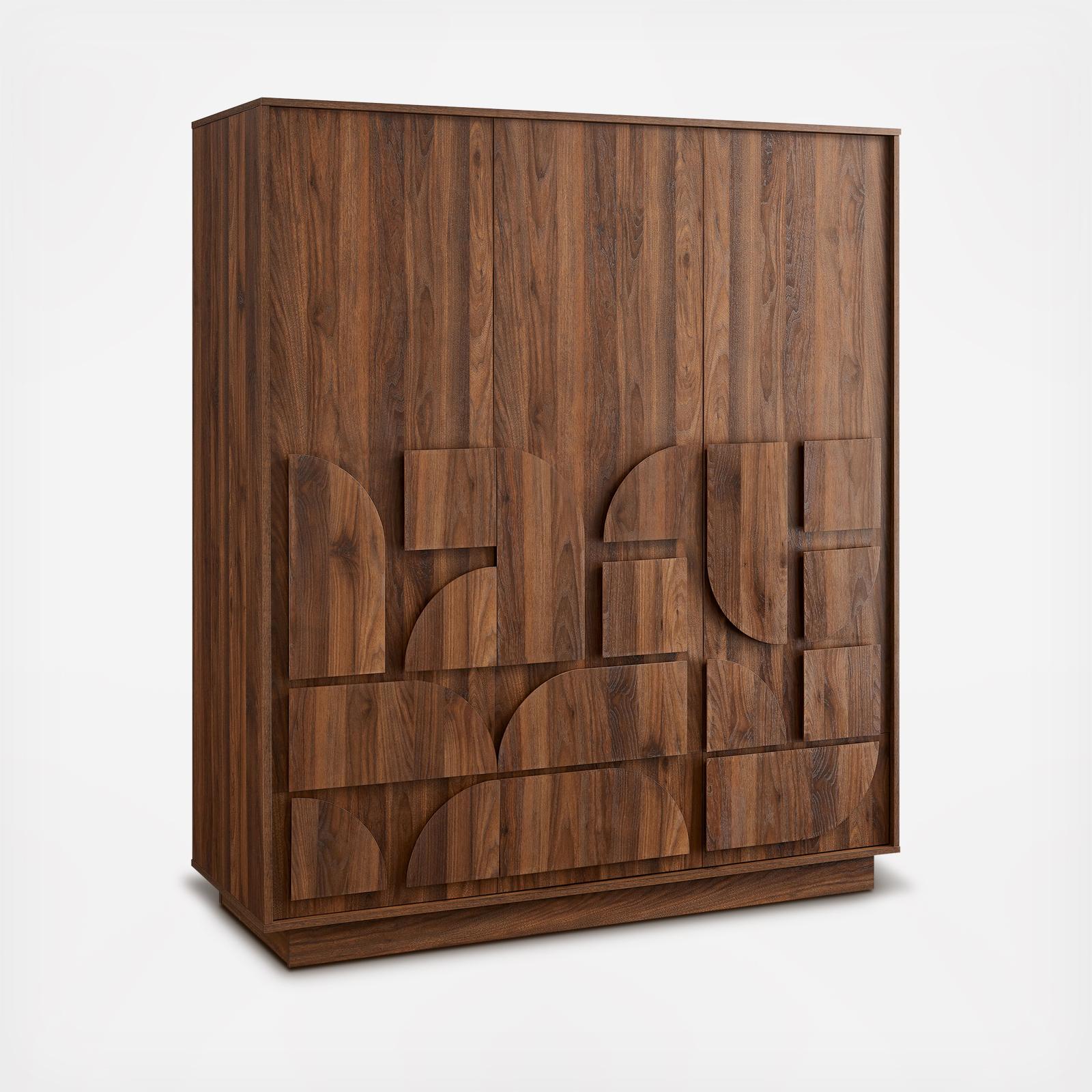 Bulwark 3-Door Wardrobe Closet 2 Bulwark 3-Door Wardrobe Closet