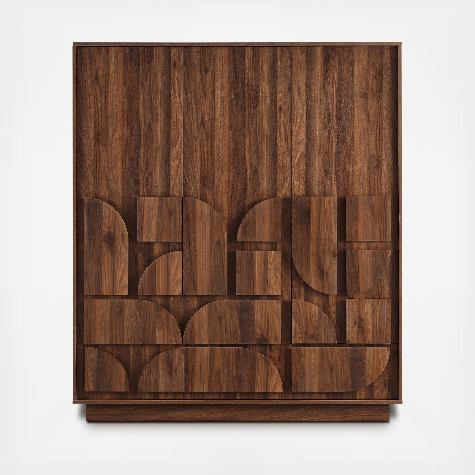 Bulwark 3-Door Wardrobe Closet 6 Bulwark 3-Door Wardrobe Closet
