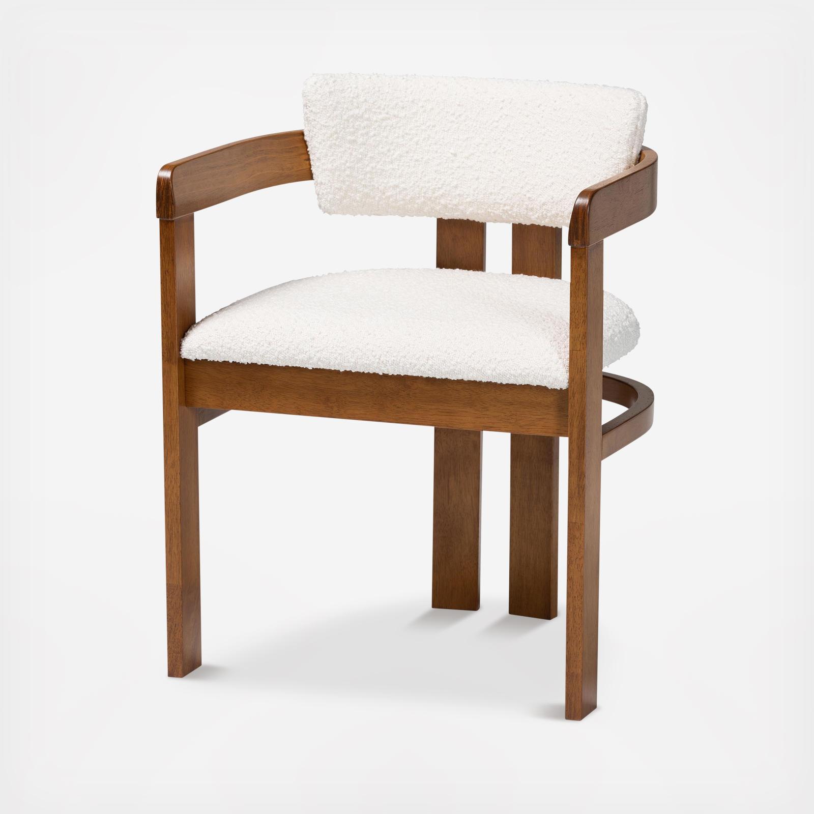 Carice Modern Boucle Dining Chair