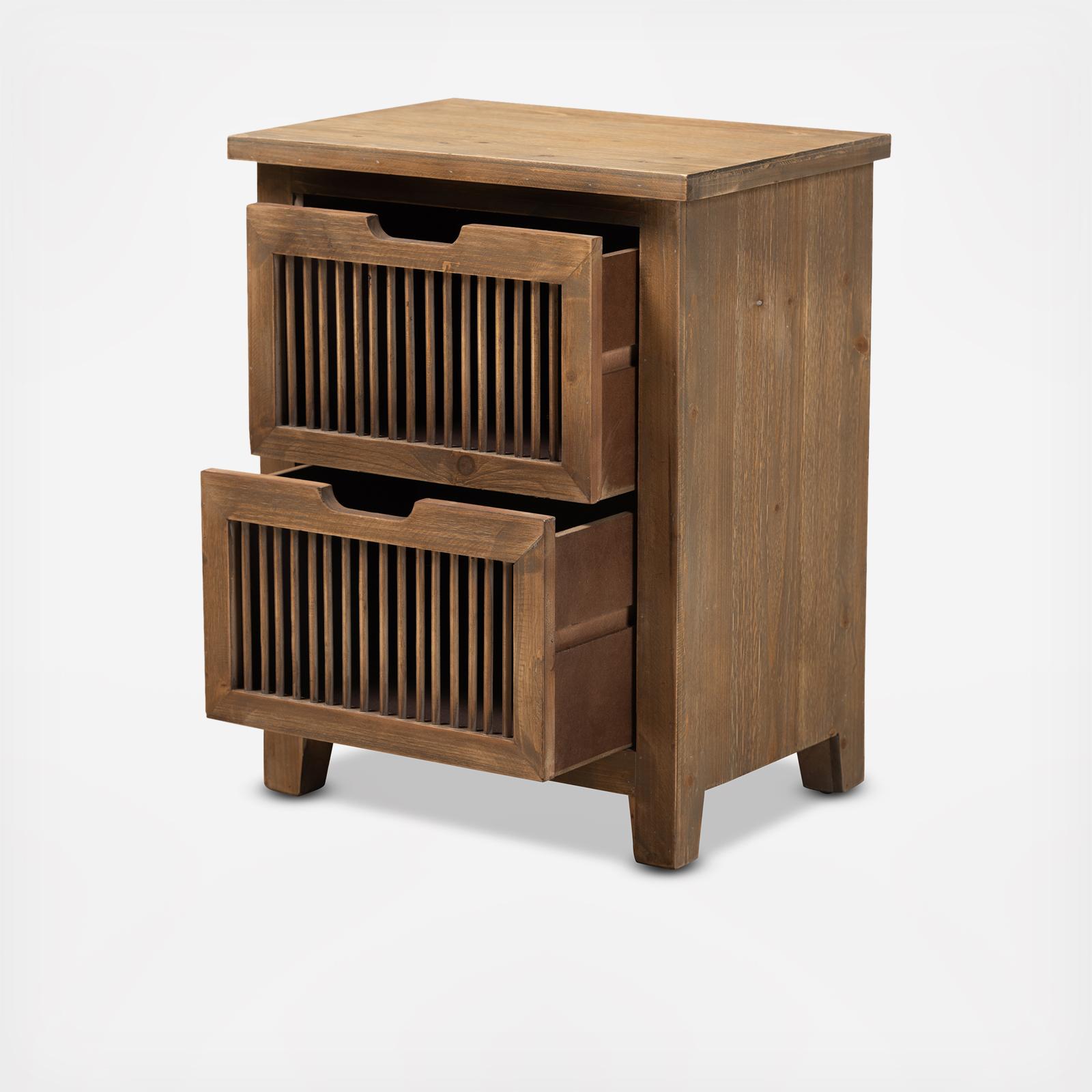 Clement 2-Drawer Spindle Nightstand 3 Clement 2-Drawer Spindle Nightstand