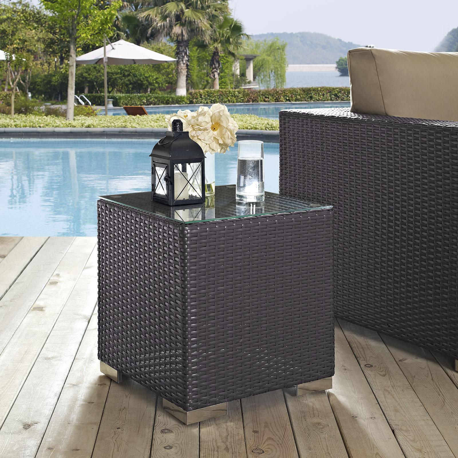 Convene Outdoor Patio Side Table 17 Convene Outdoor Patio Side Table