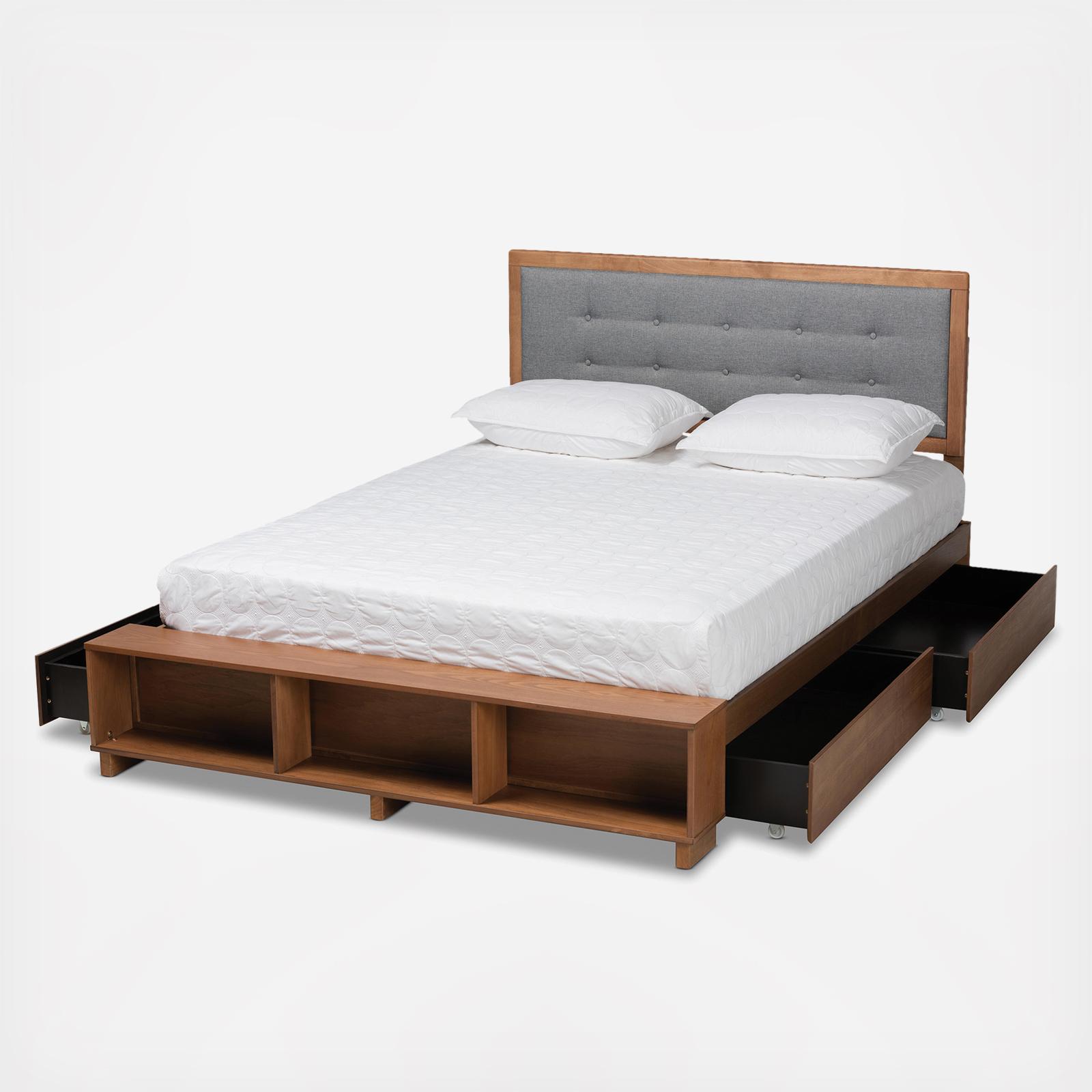 Cosma 4-Drawer Platform Storage Bed 3 Cosma 4-Drawer Platform Storage Bed