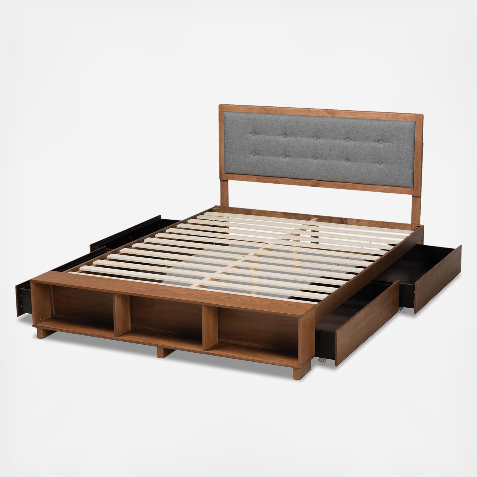 Cosma 4-Drawer Platform Storage Bed 5 Cosma 4-Drawer Platform Storage Bed