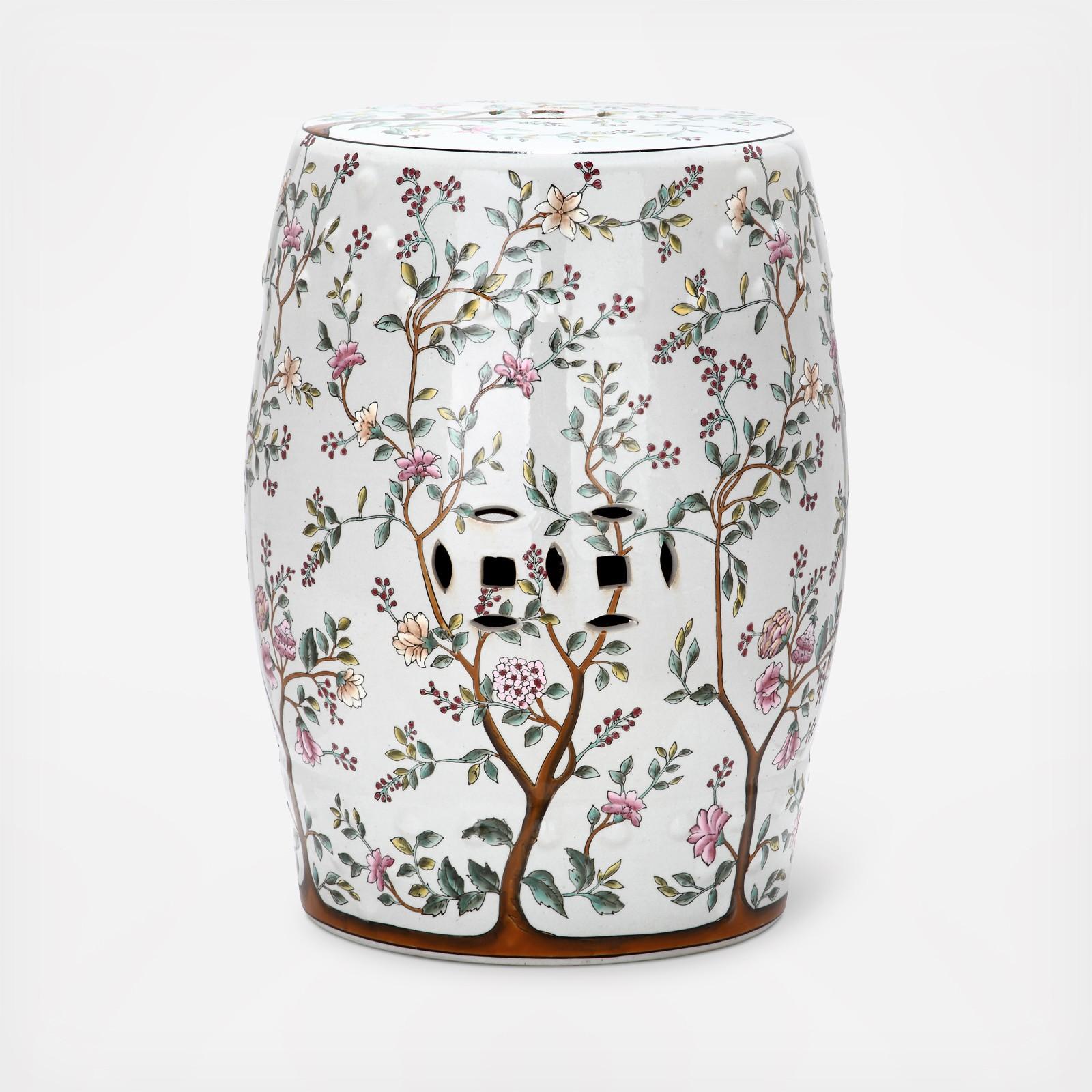 Chinoiserie Garden Stool
