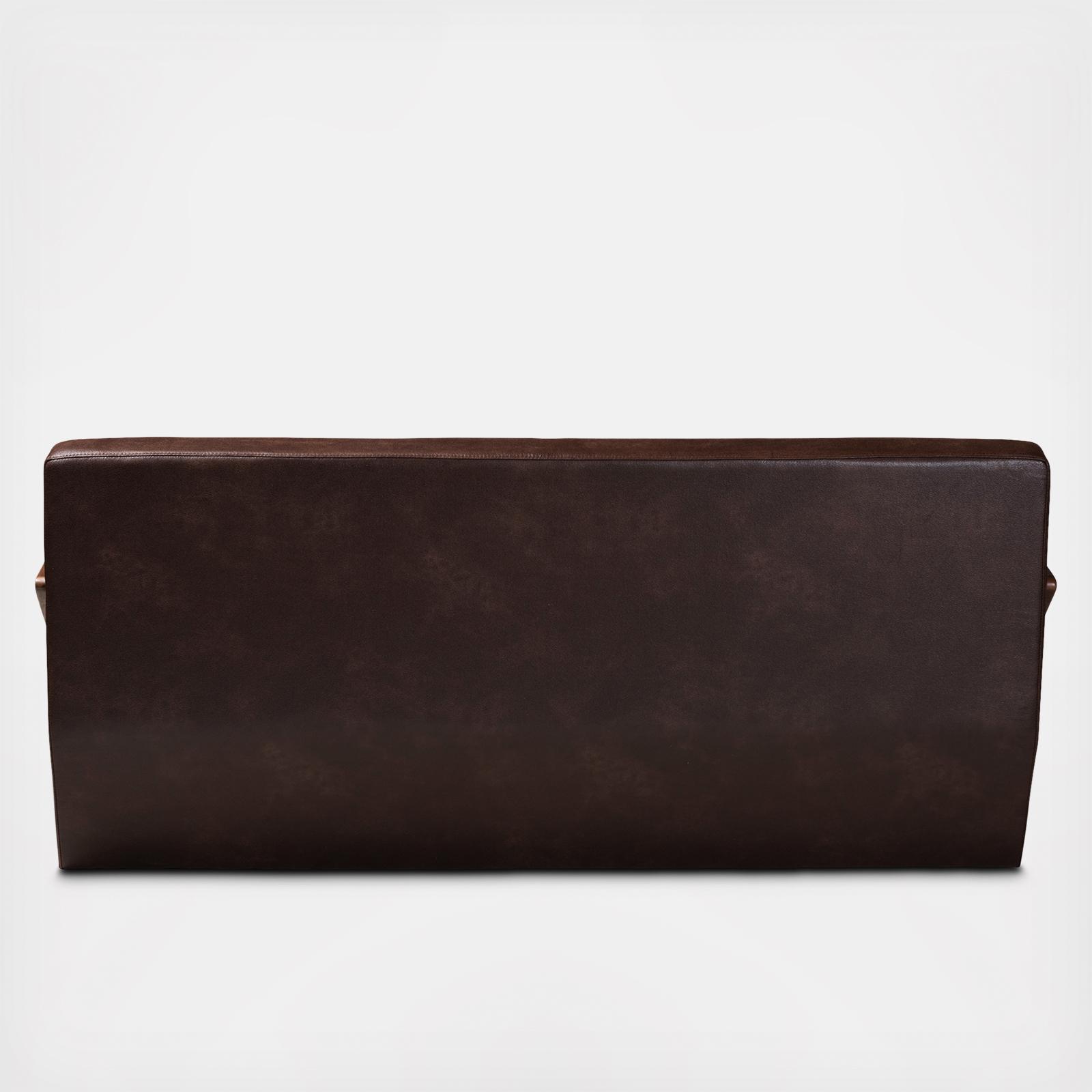 Christa Mid-Century Modern Faux Leather Sofa 5 Christa Mid-Century Modern Faux Leather Sofa