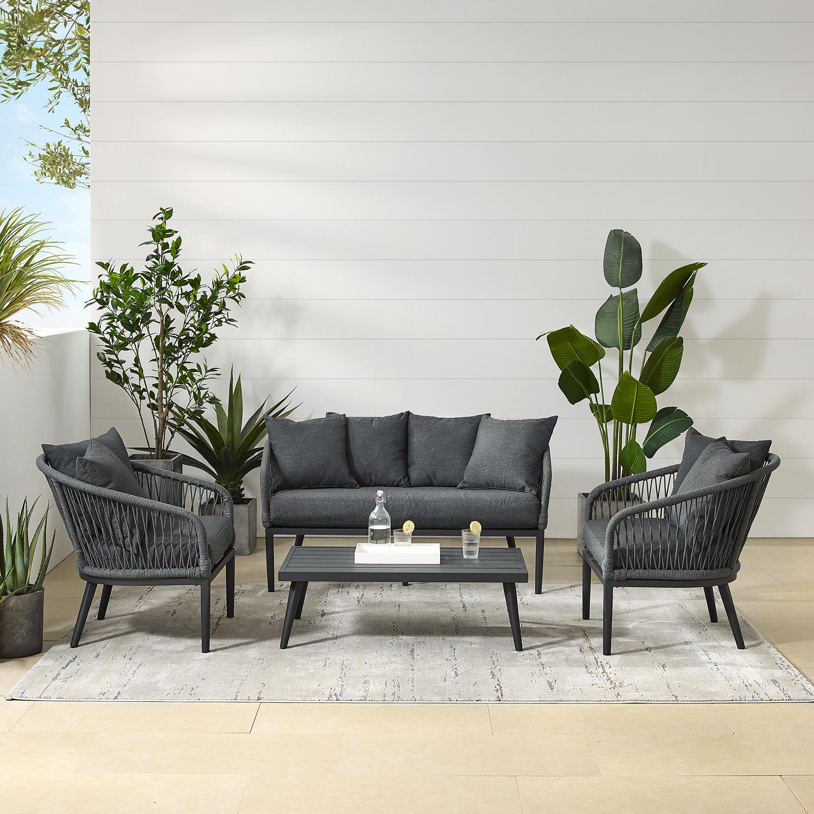 Dover 4-Piece Outdoor Conversation Set 17 Dover 4-Piece Outdoor Conversation Set